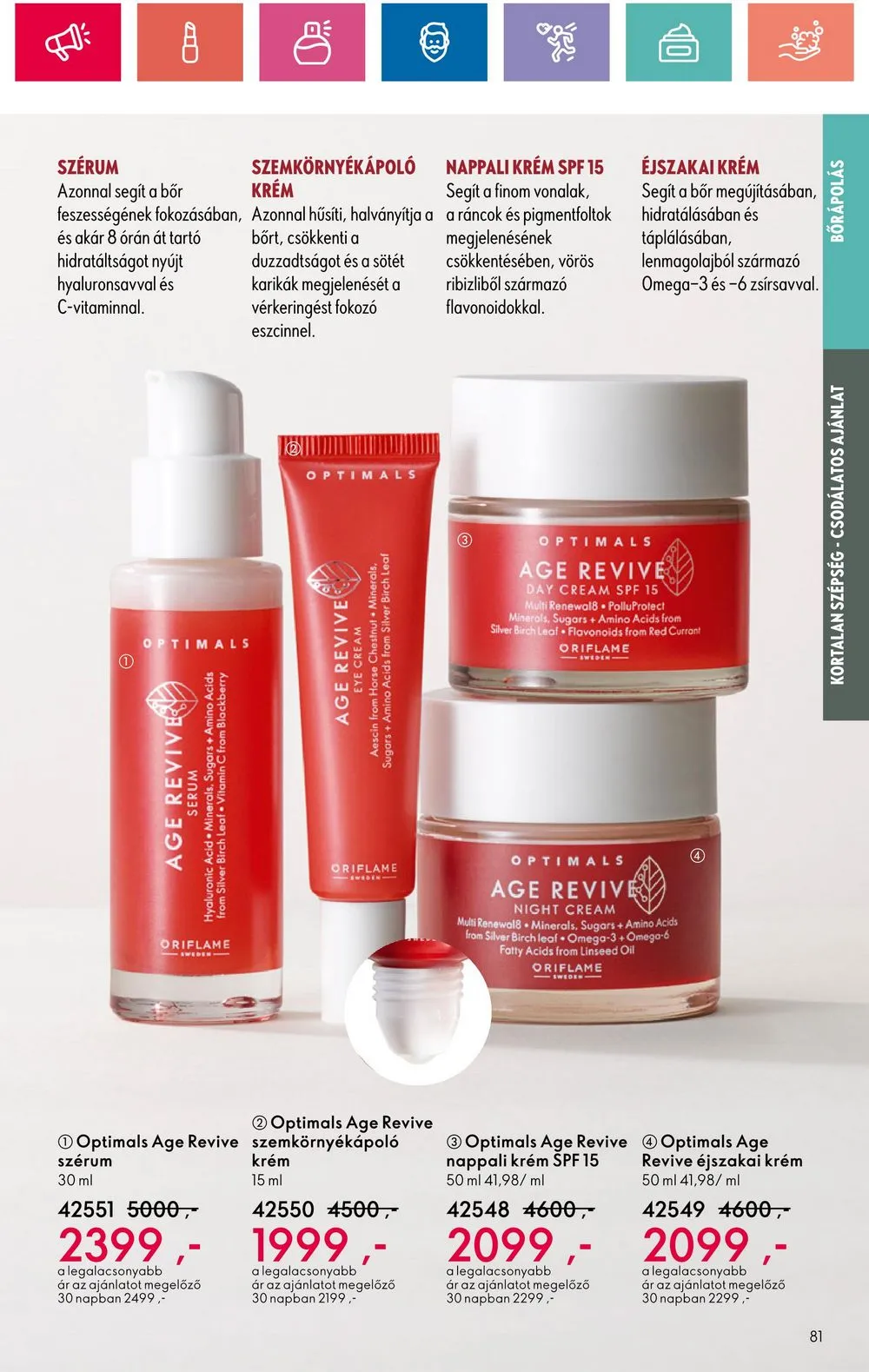 Oriflame akciós újság 07.30–08.19 – 81. oldal