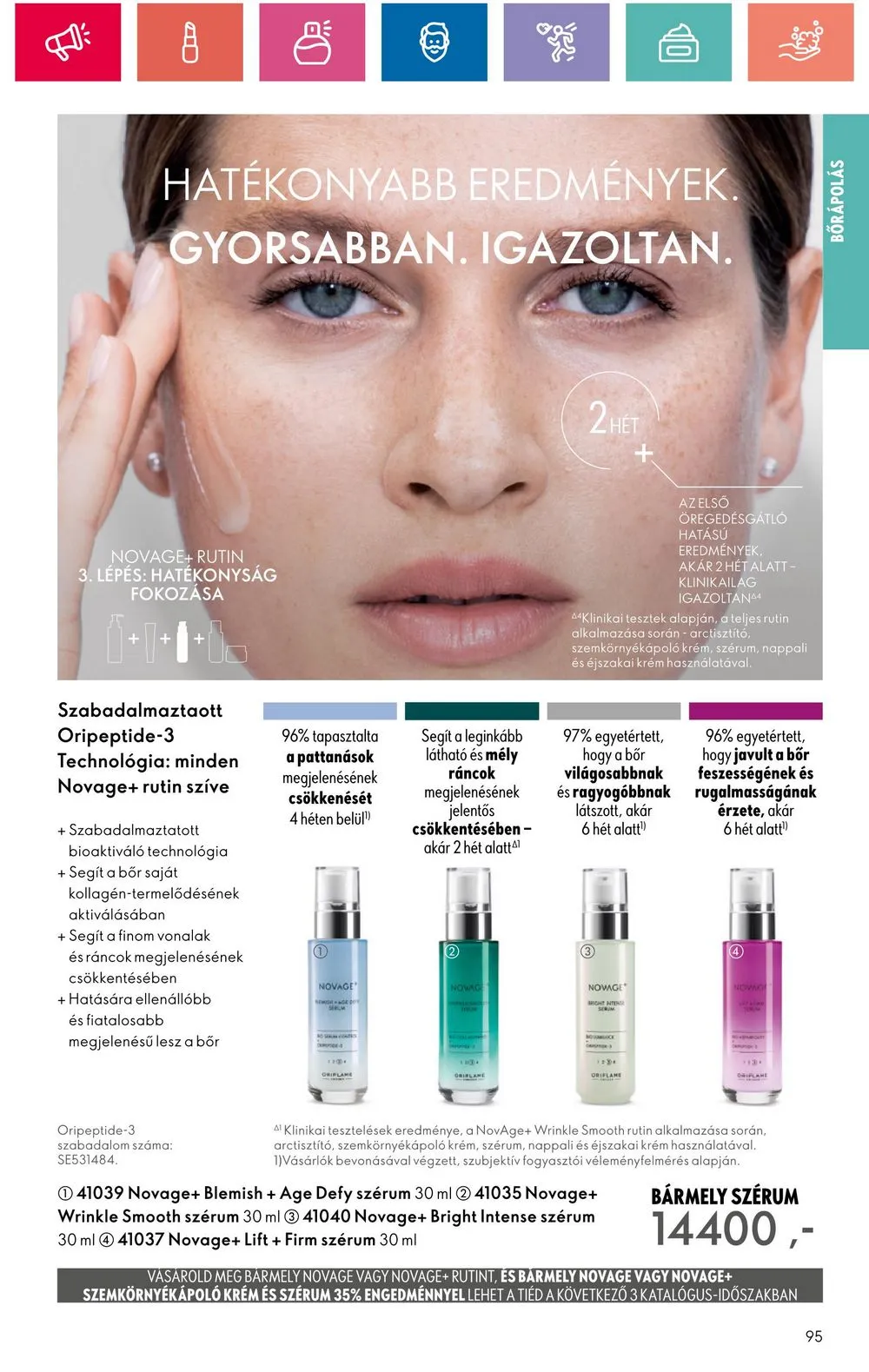 Oriflame akciós újság 07.30–08.19 – 95. oldal