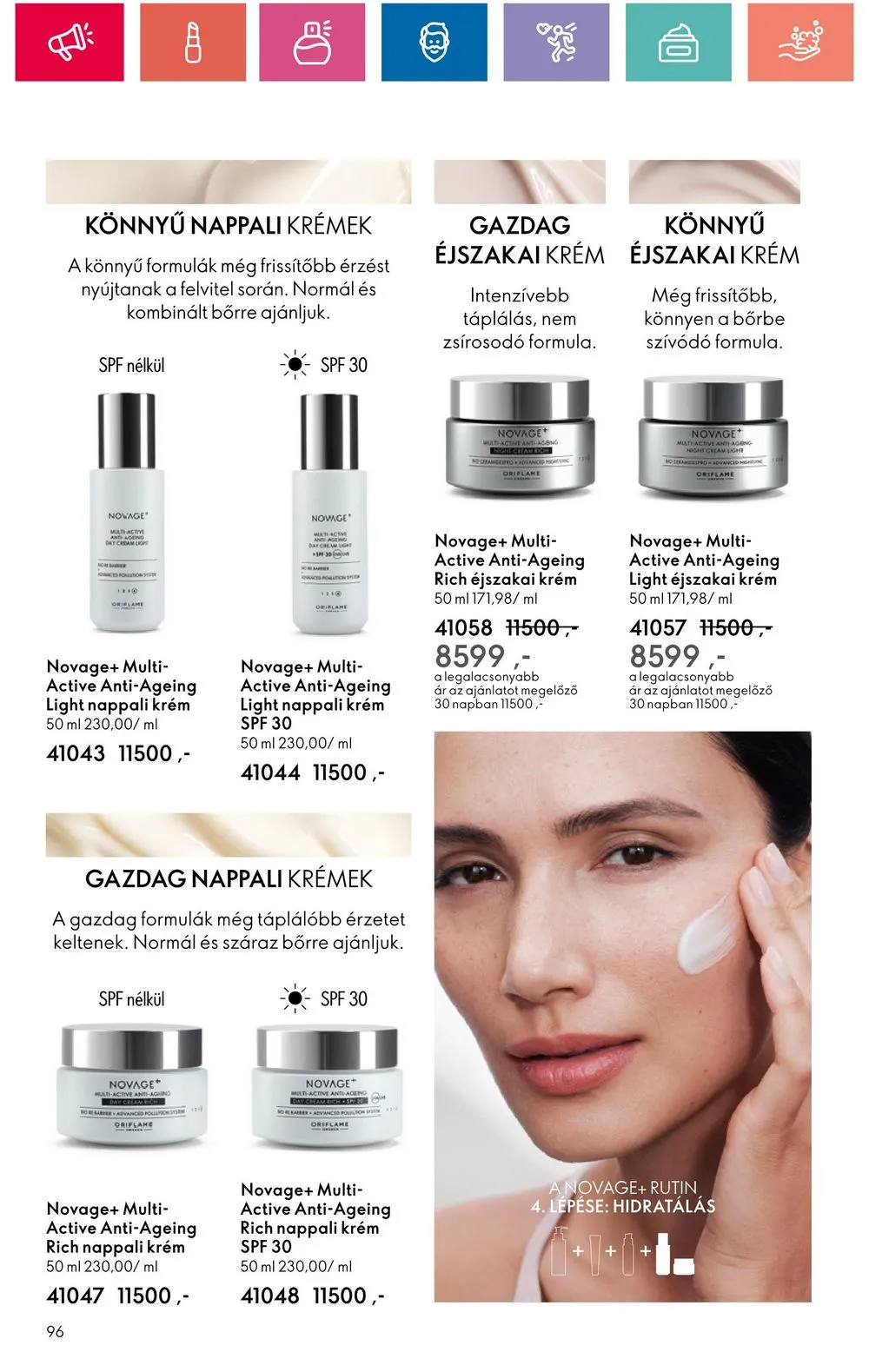Oriflame akciós újság 07.30–08.19 – 96. oldal