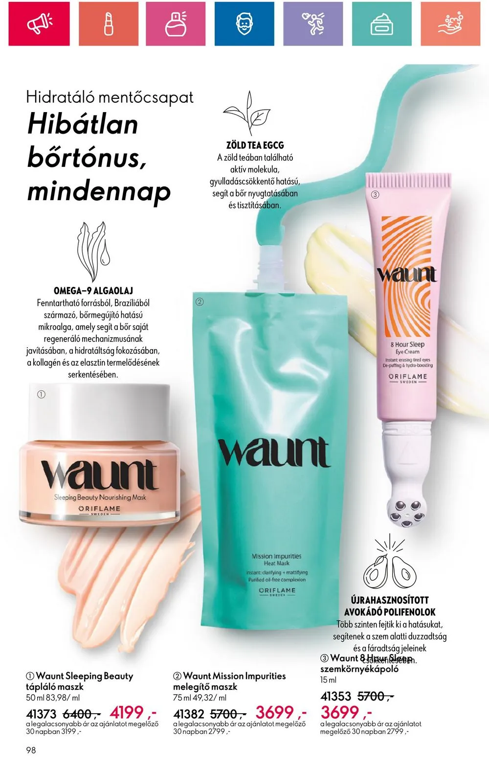 Oriflame akciós újság 07.30–08.19 – 98. oldal
