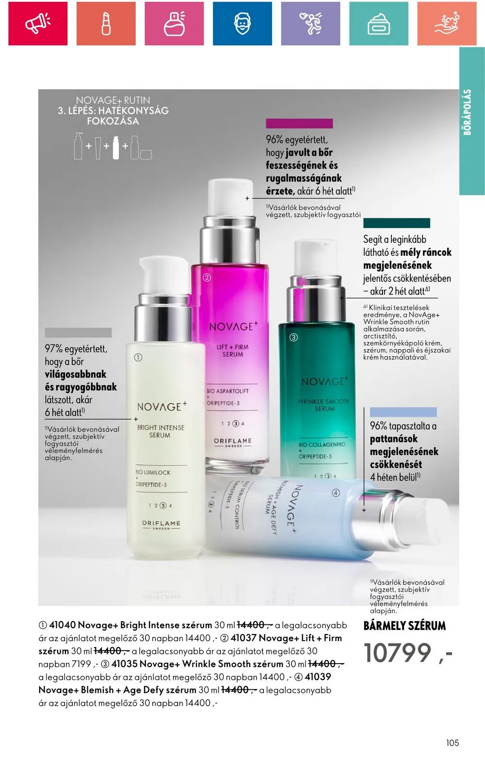 Oriflame akciós újság 08.20–09.09 – 105. oldal