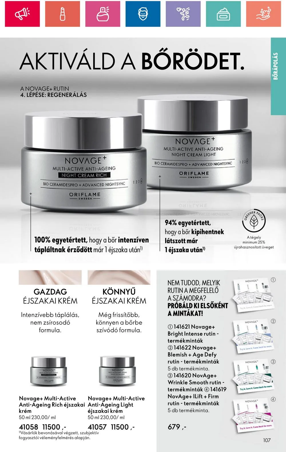 Oriflame akciós újság 08.20–09.09 – 107. oldal