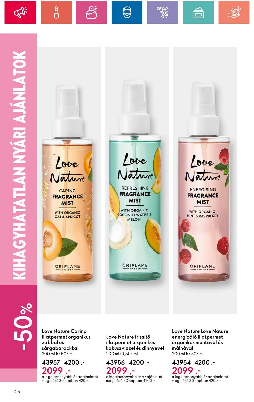Oriflame akciós újság 08.20–09.09 – 126. oldal