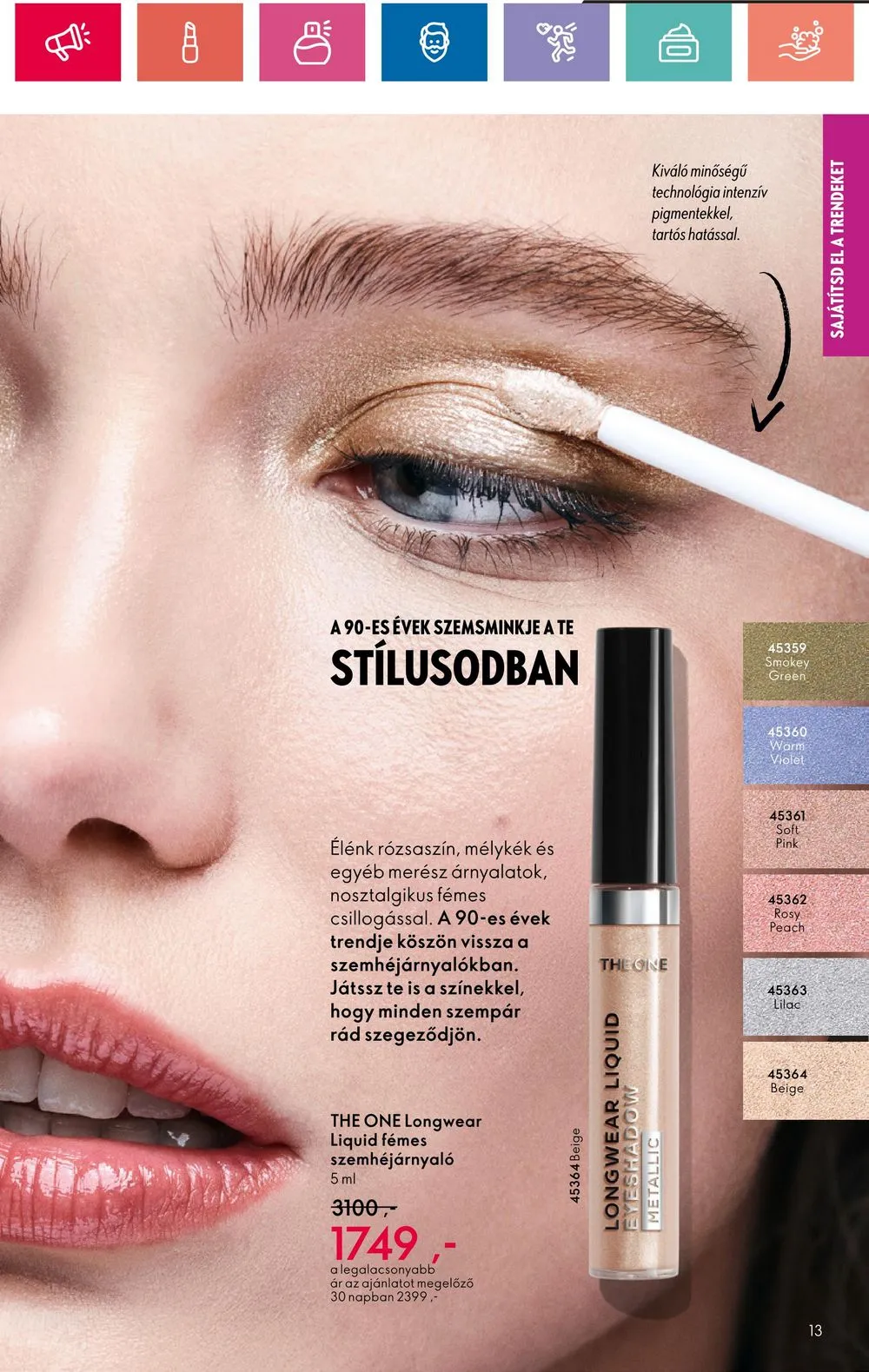 Oriflame akciós újság 08.20–09.09 – 13. oldal