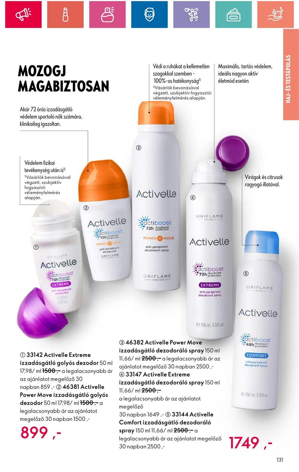 Oriflame akciós újság 08.20–09.09 – 131. oldal
