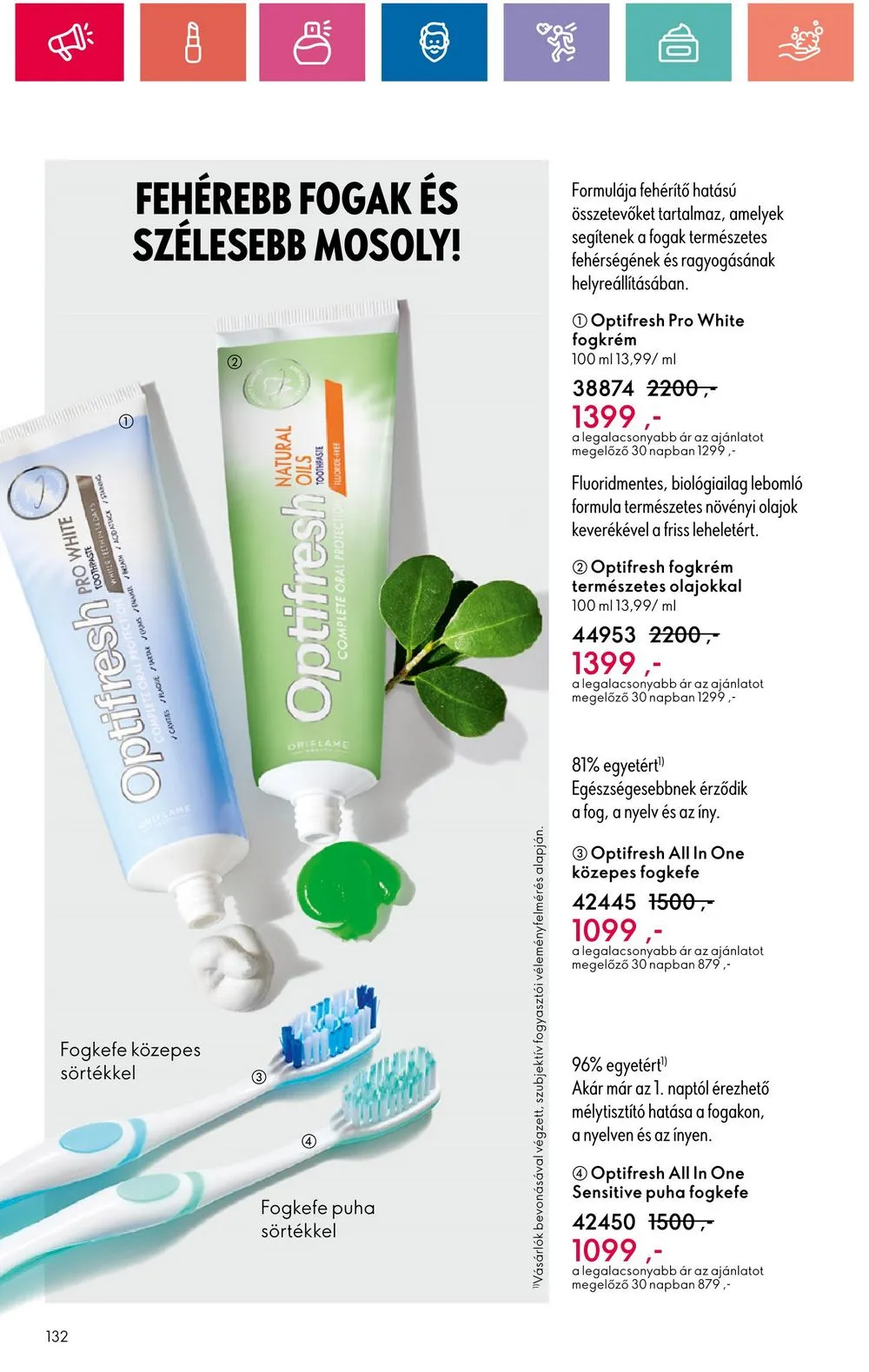 Oriflame akciós újság 08.20–09.09 – 132. oldal