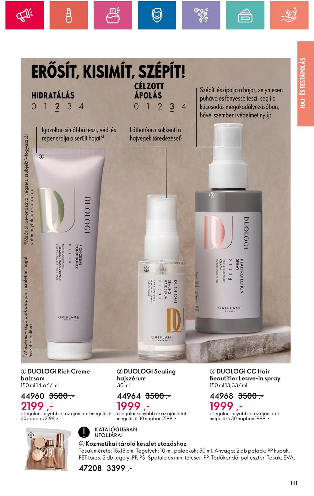 Oriflame akciós újság 08.20–09.09 – 141. oldal