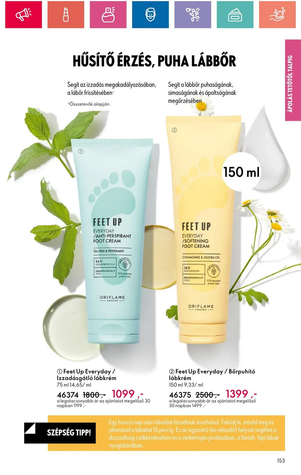 Oriflame akciós újság 08.20–09.09 – 153. oldal