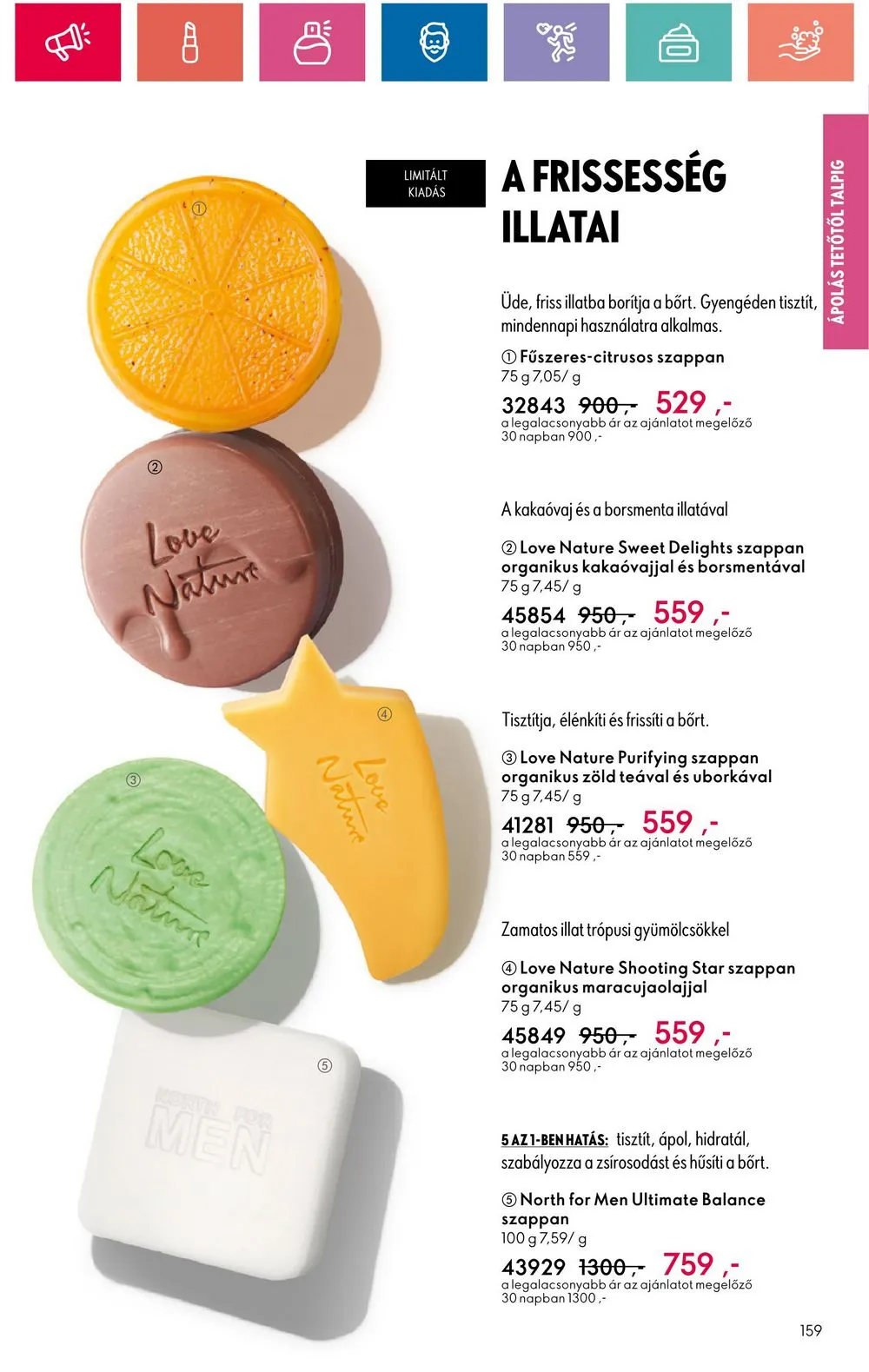 Oriflame akciós újság 08.20–09.09 – 159. oldal