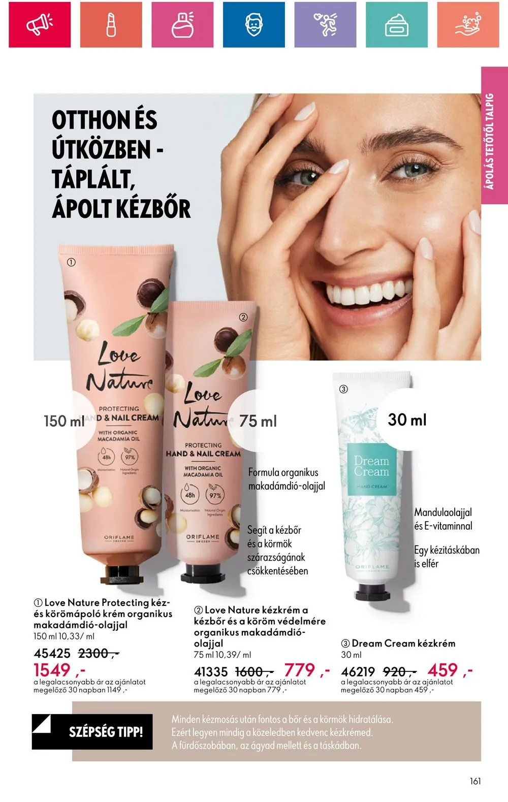 Oriflame akciós újság 08.20–09.09 – 161. oldal