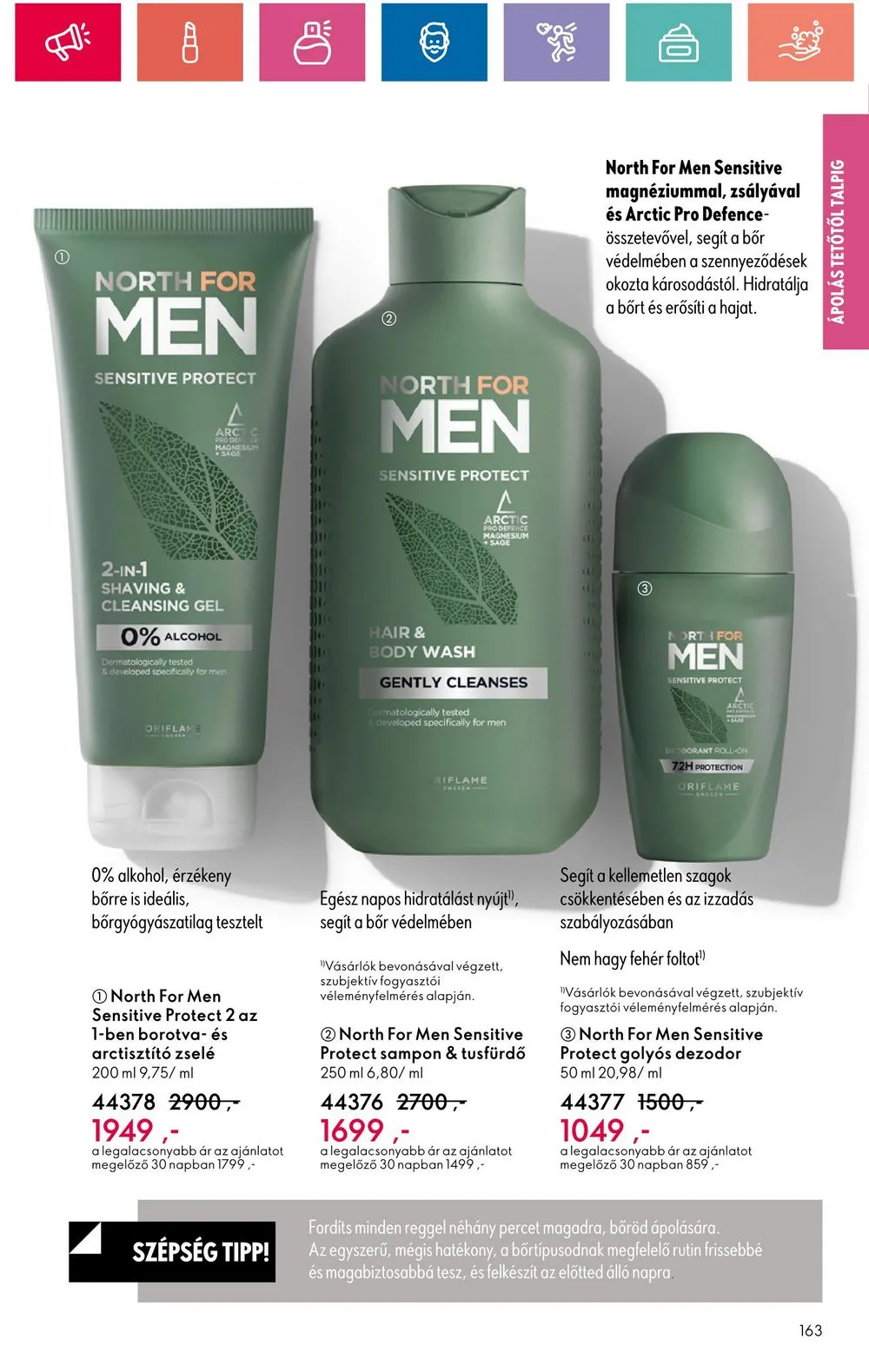 Oriflame akciós újság 08.20–09.09 – 163. oldal