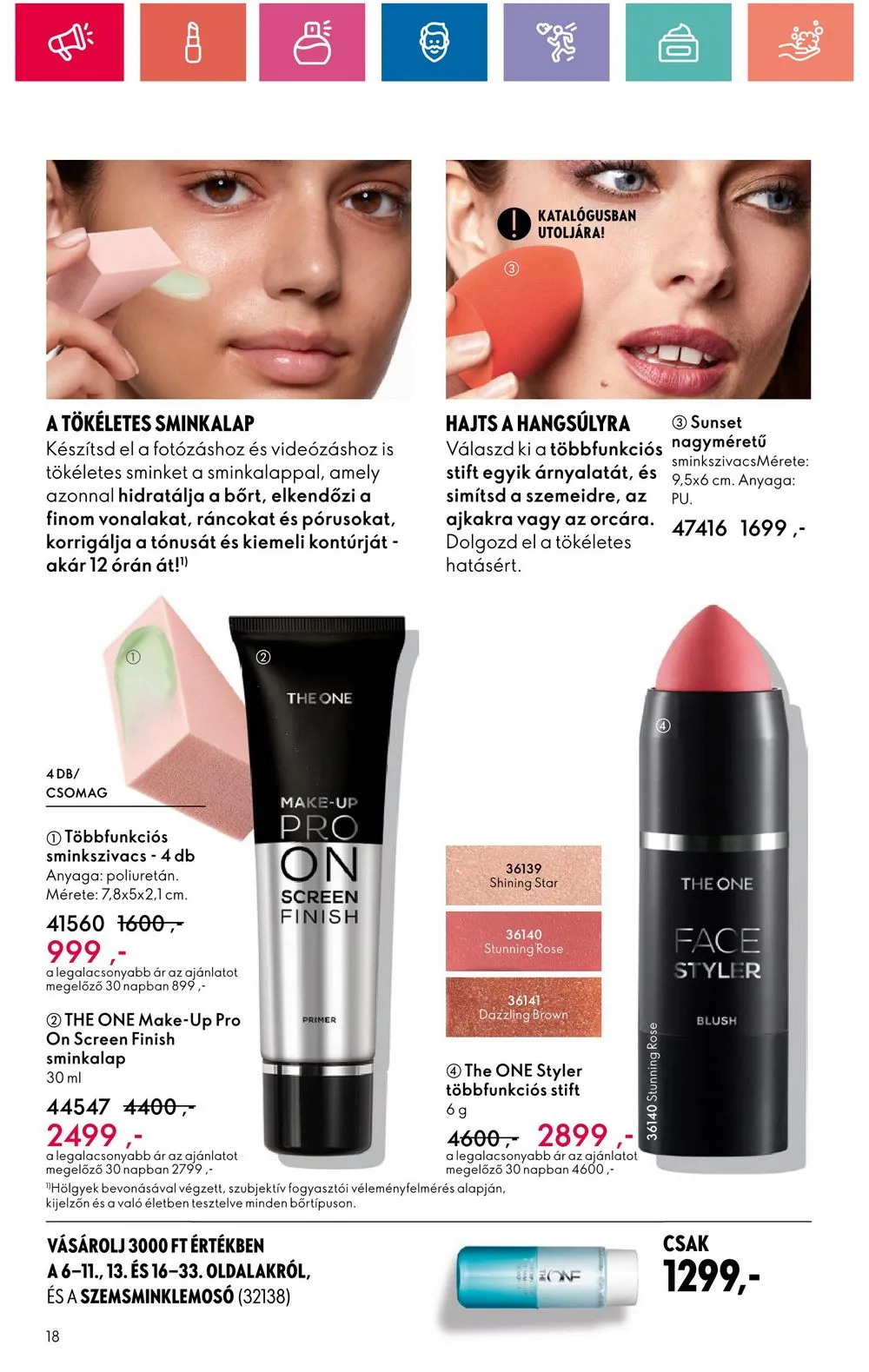 Oriflame akciós újság 08.20–09.09 – 18. oldal