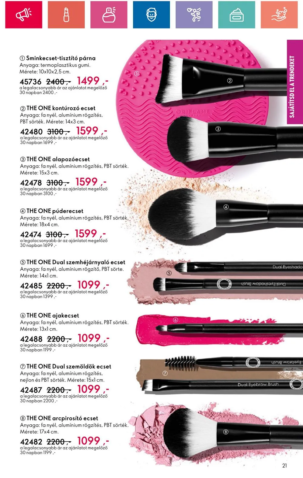 Oriflame akciós újság 08.20–09.09 – 21. oldal
