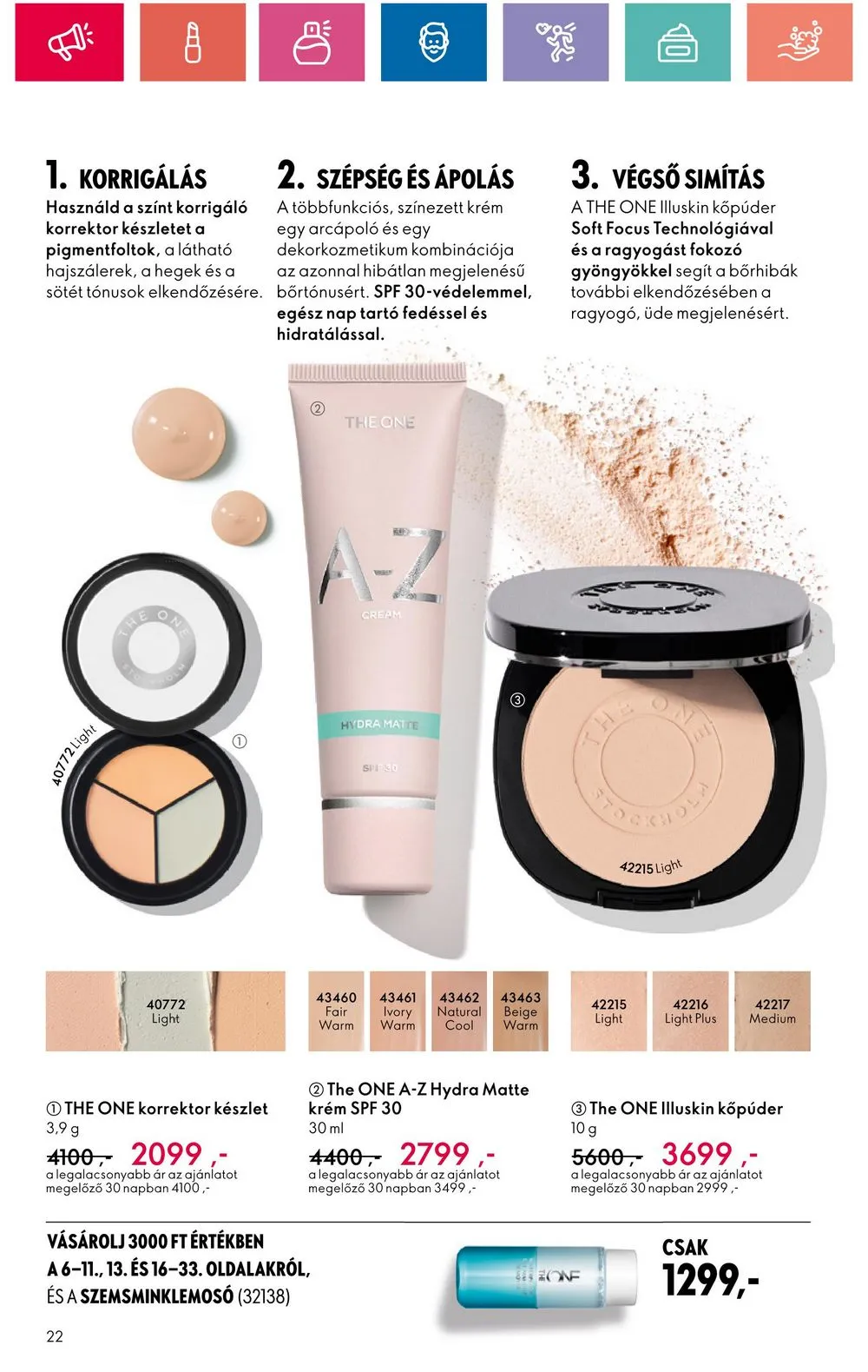 Oriflame akciós újság 08.20–09.09 – 22. oldal