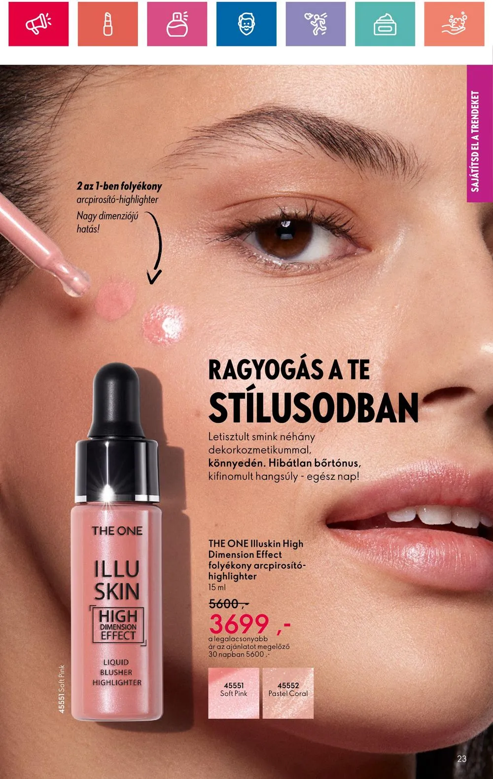 Oriflame akciós újság 08.20–09.09 – 23. oldal