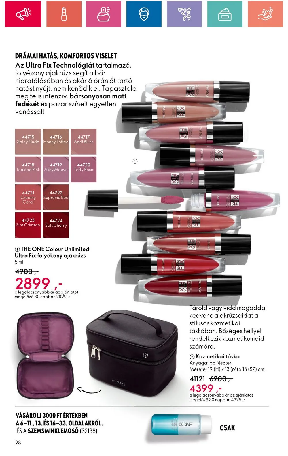 Oriflame akciós újság 08.20–09.09 – 28. oldal