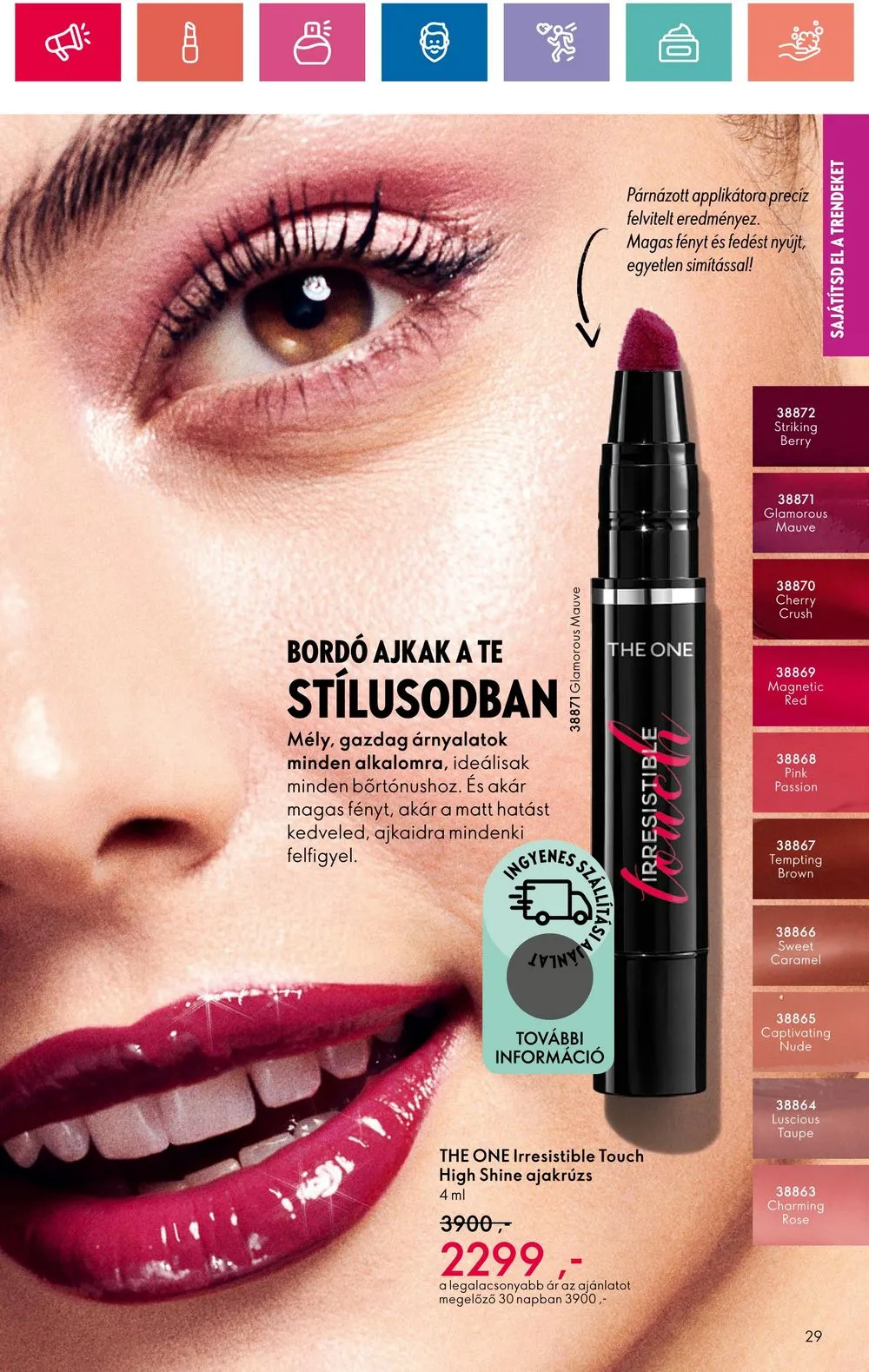 Oriflame akciós újság 08.20–09.09 – 29. oldal