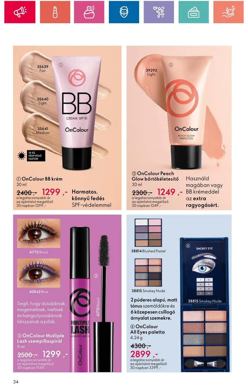 Oriflame akciós újság 08.20–09.09 – 34. oldal