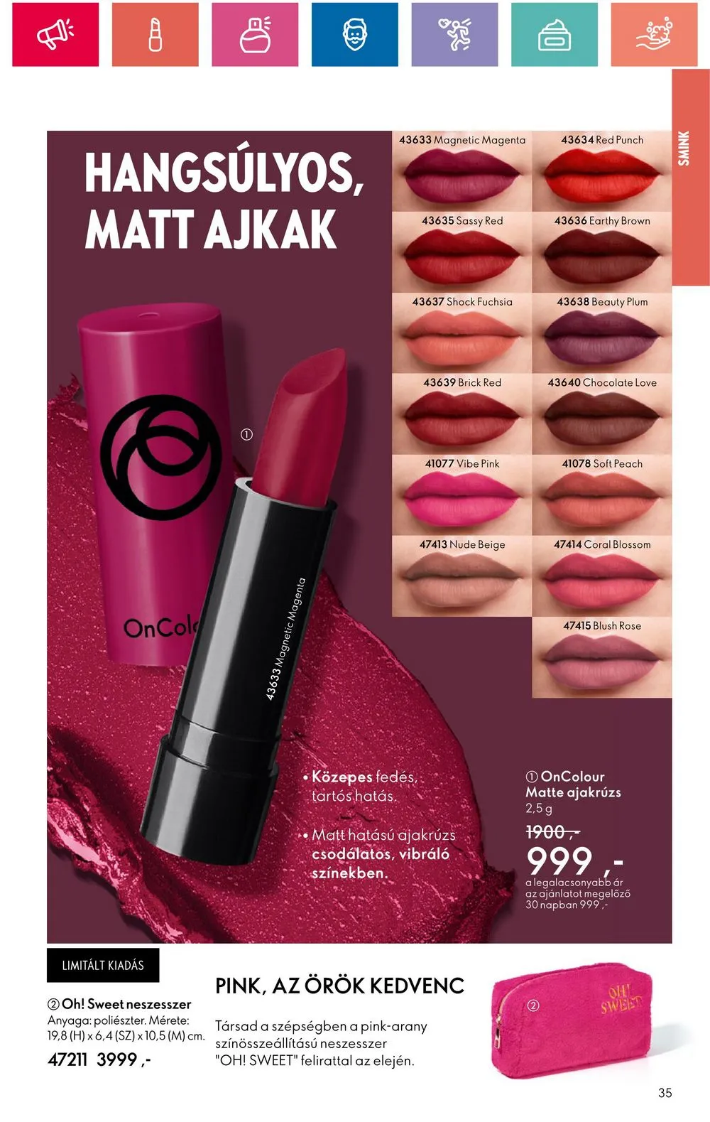 Oriflame akciós újság 08.20–09.09 – 35. oldal