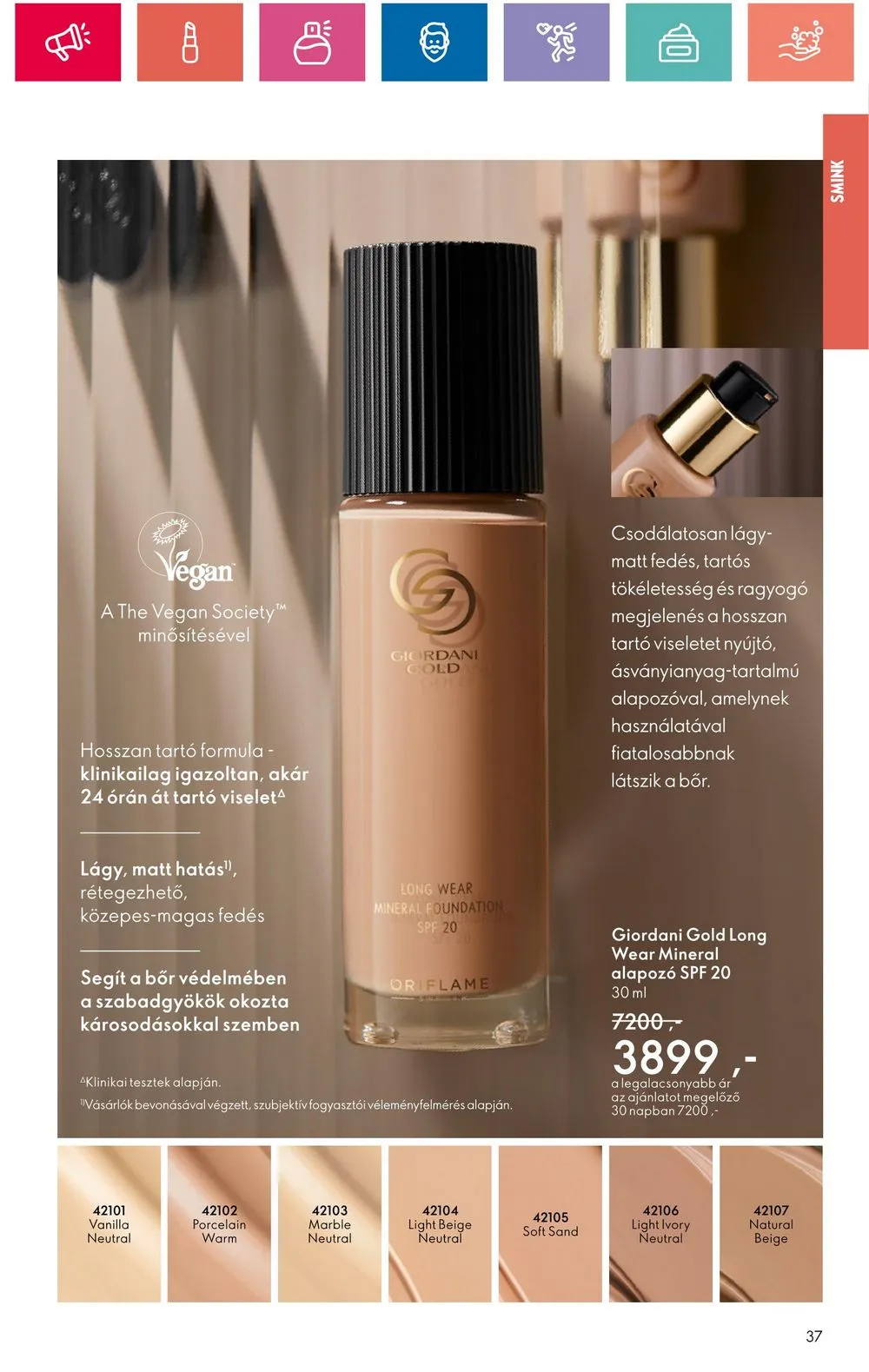 Oriflame akciós újság 08.20–09.09 – 37. oldal