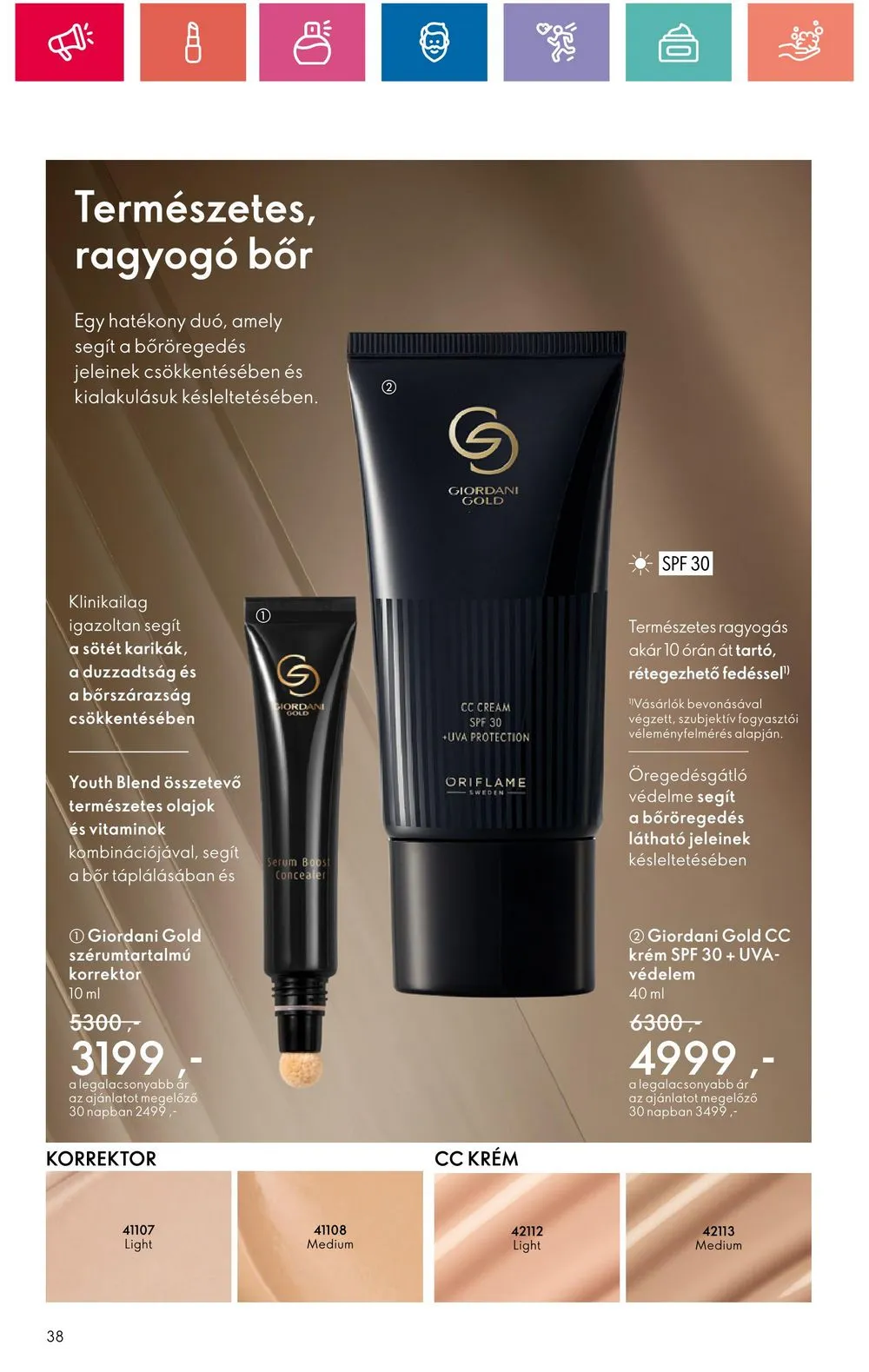 Oriflame akciós újság 08.20–09.09 – 38. oldal