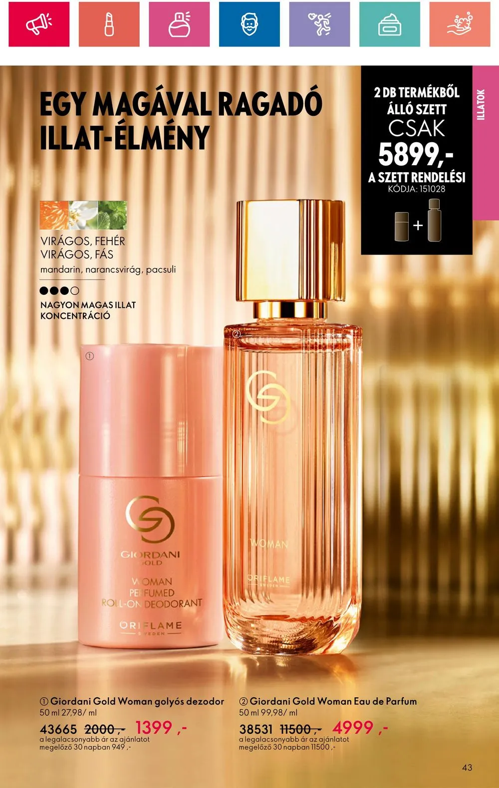 Oriflame akciós újság 08.20–09.09 – 43. oldal