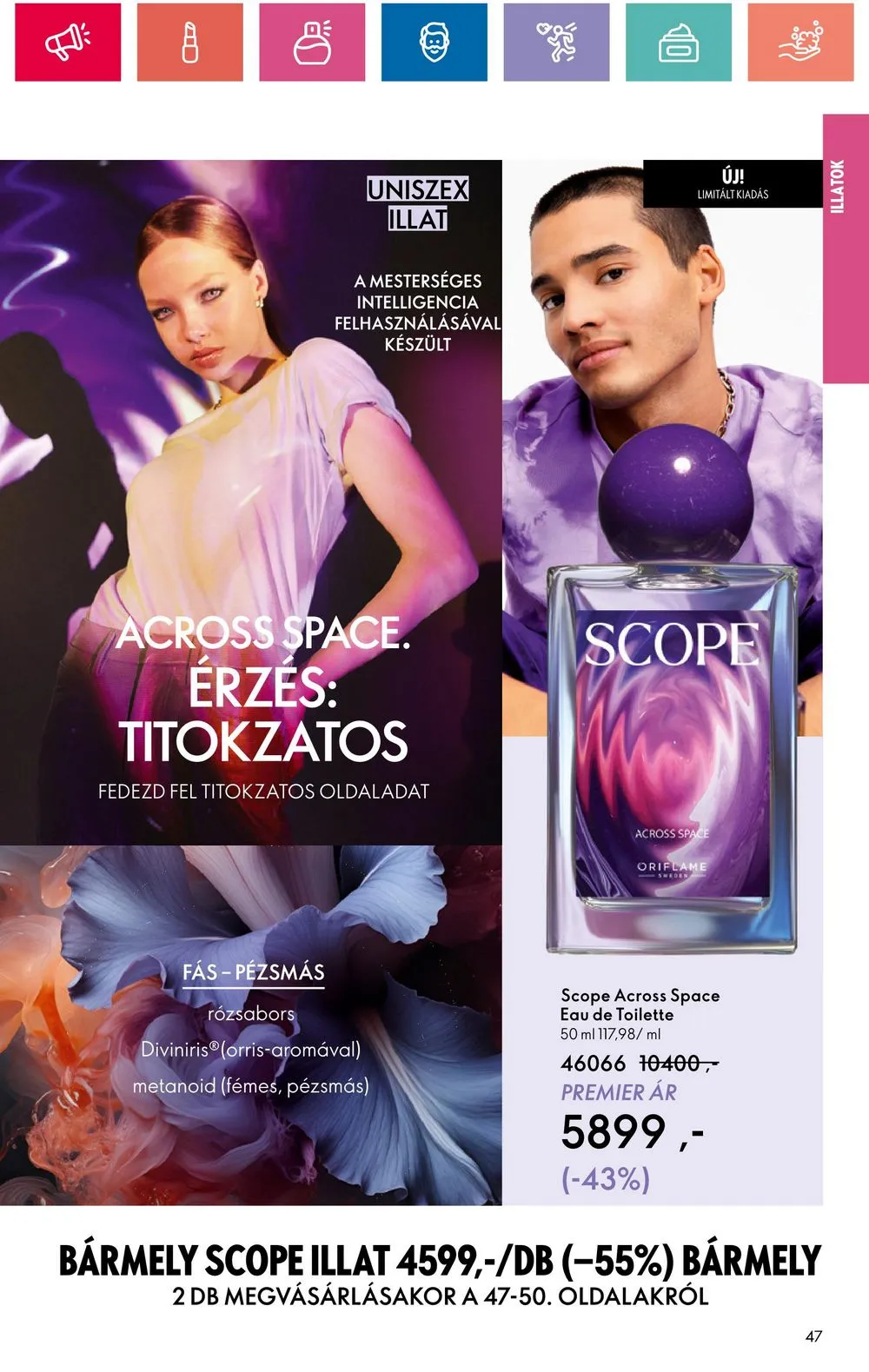Oriflame akciós újság 08.20–09.09 – 47. oldal