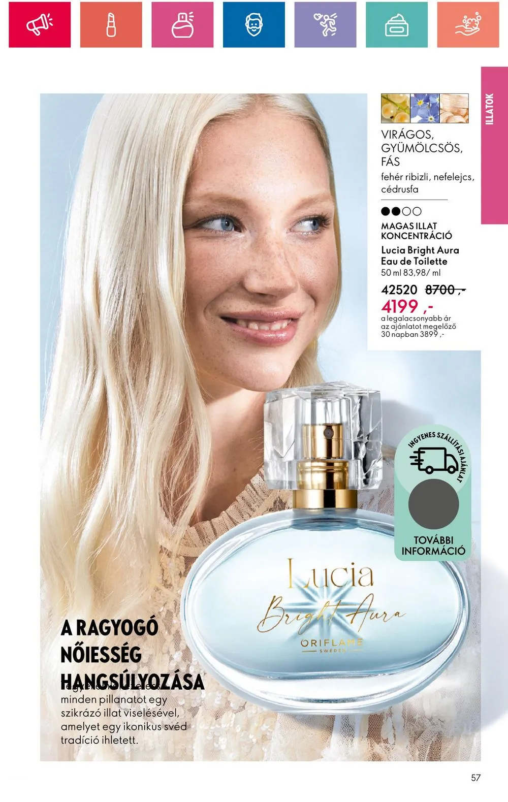 Oriflame akciós újság 08.20–09.09 – 57. oldal