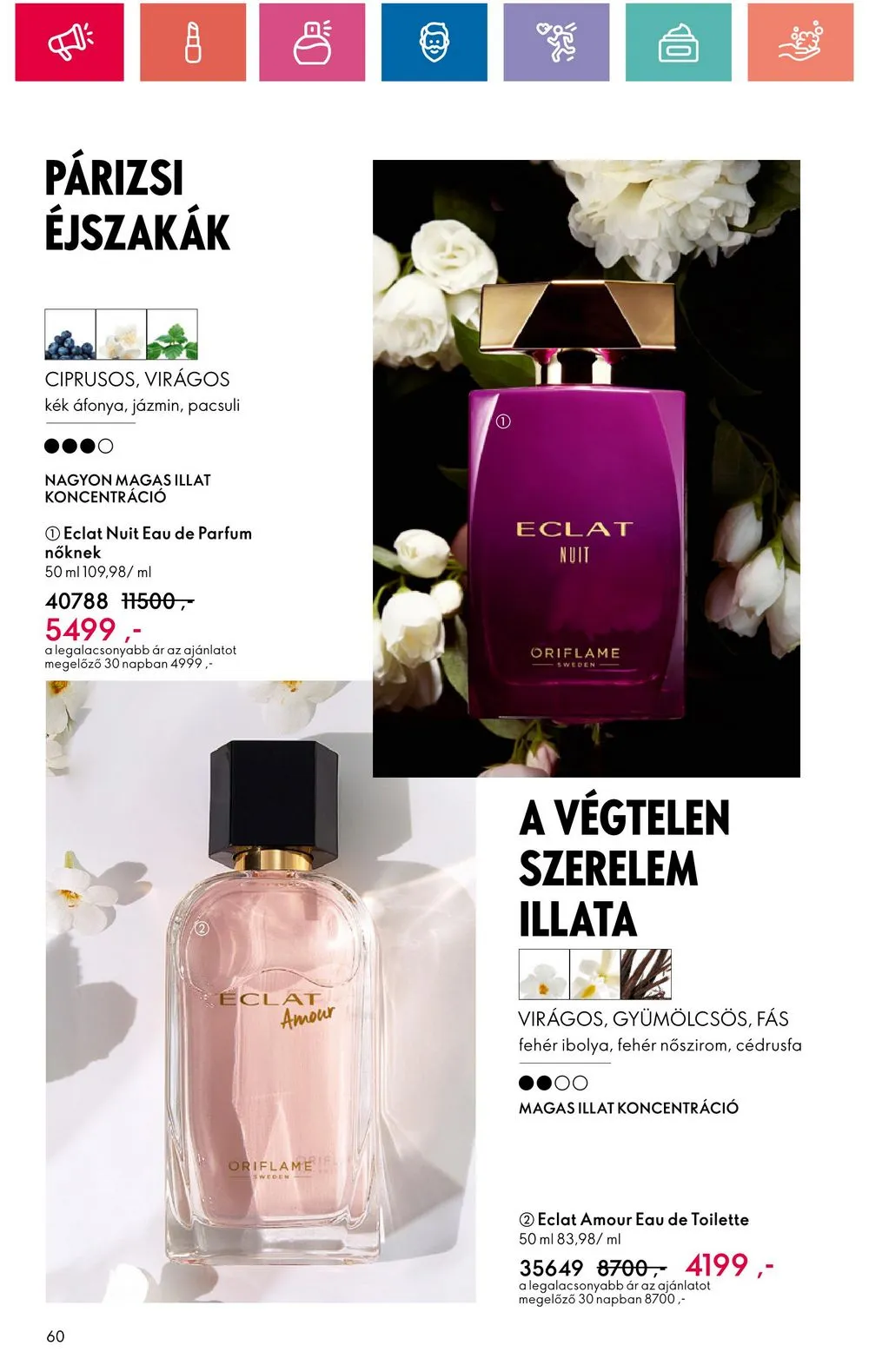 Oriflame akciós újság 08.20–09.09 – 60. oldal