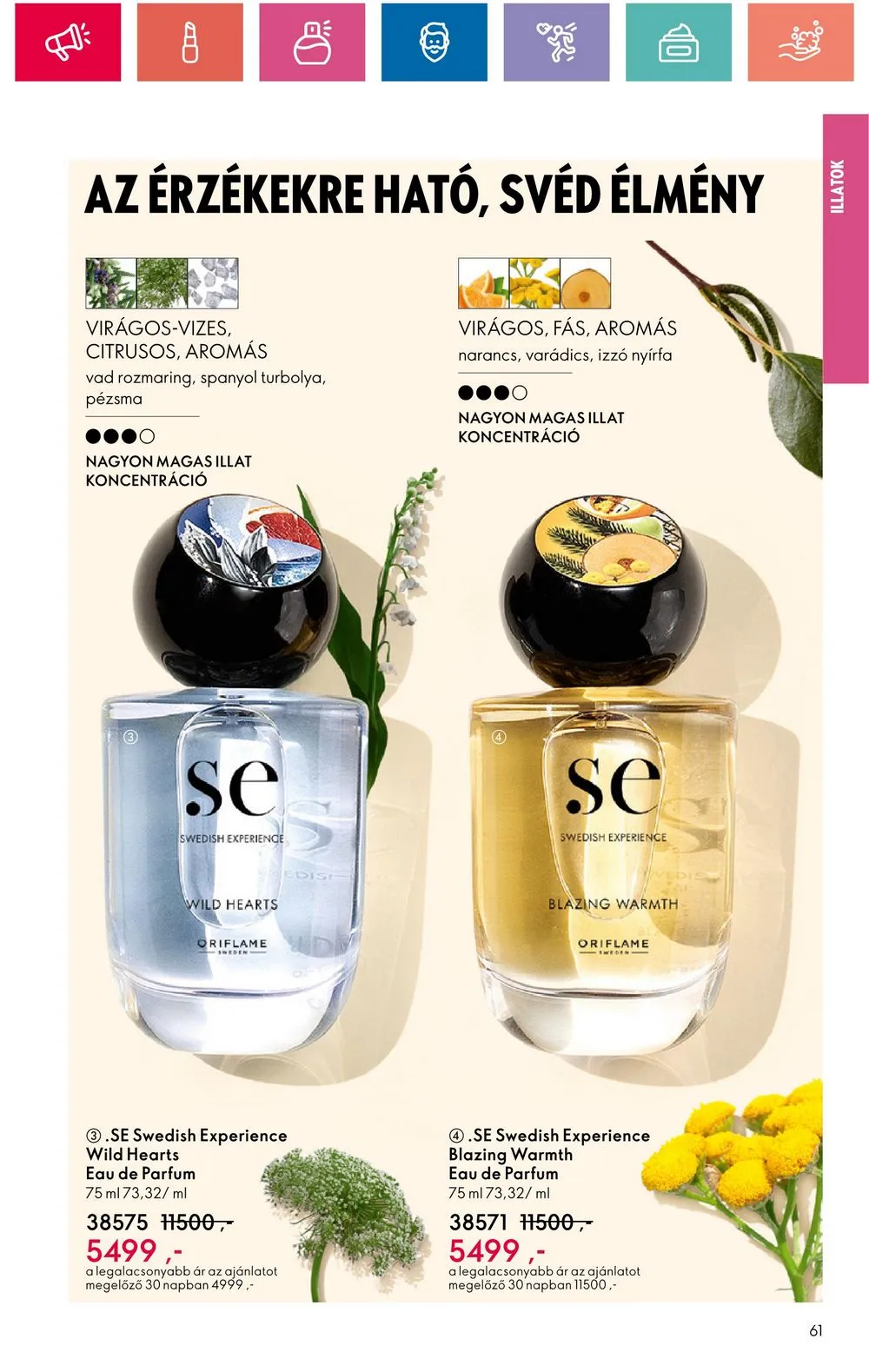 Oriflame akciós újság 08.20–09.09 – 61. oldal
