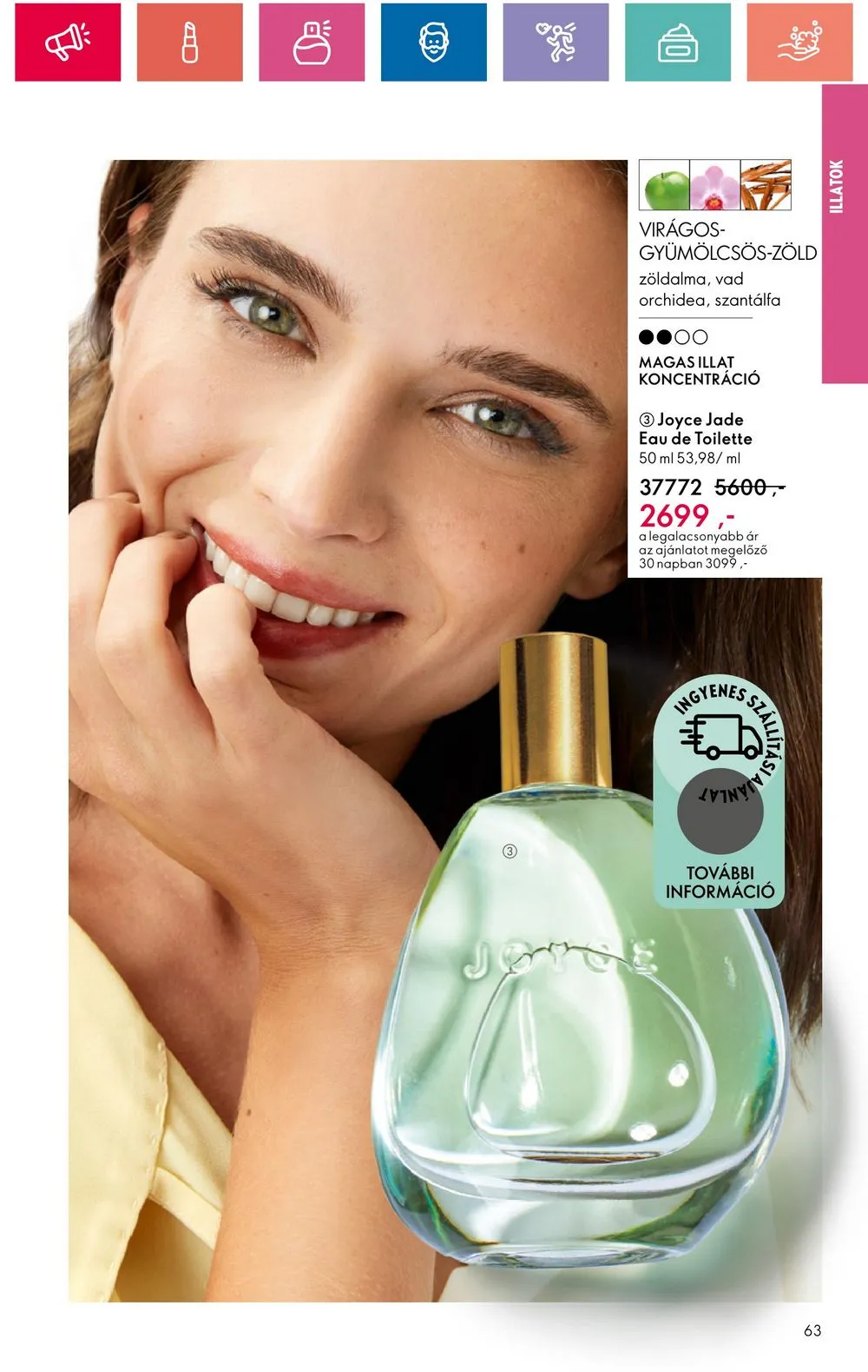 Oriflame akciós újság 08.20–09.09 – 63. oldal