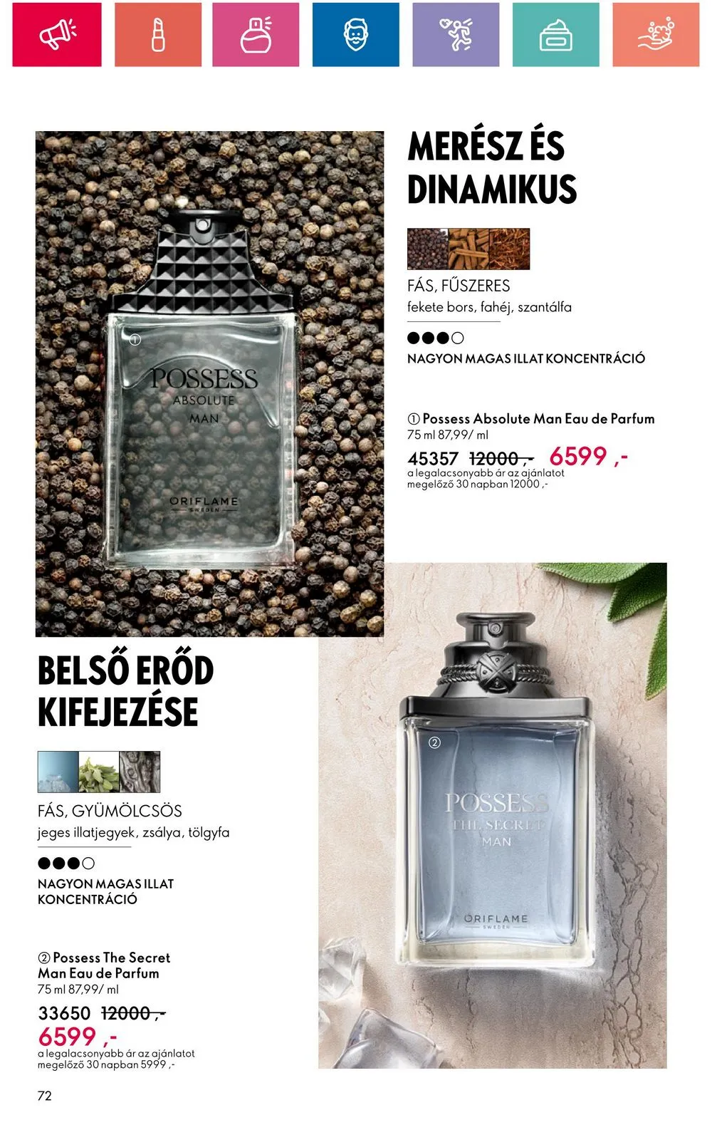 Oriflame akciós újság 08.20–09.09 – 72. oldal