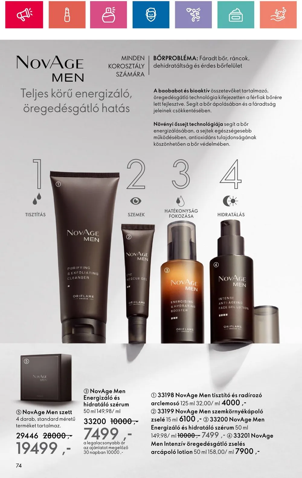 Oriflame akciós újság 08.20–09.09 – 74. oldal