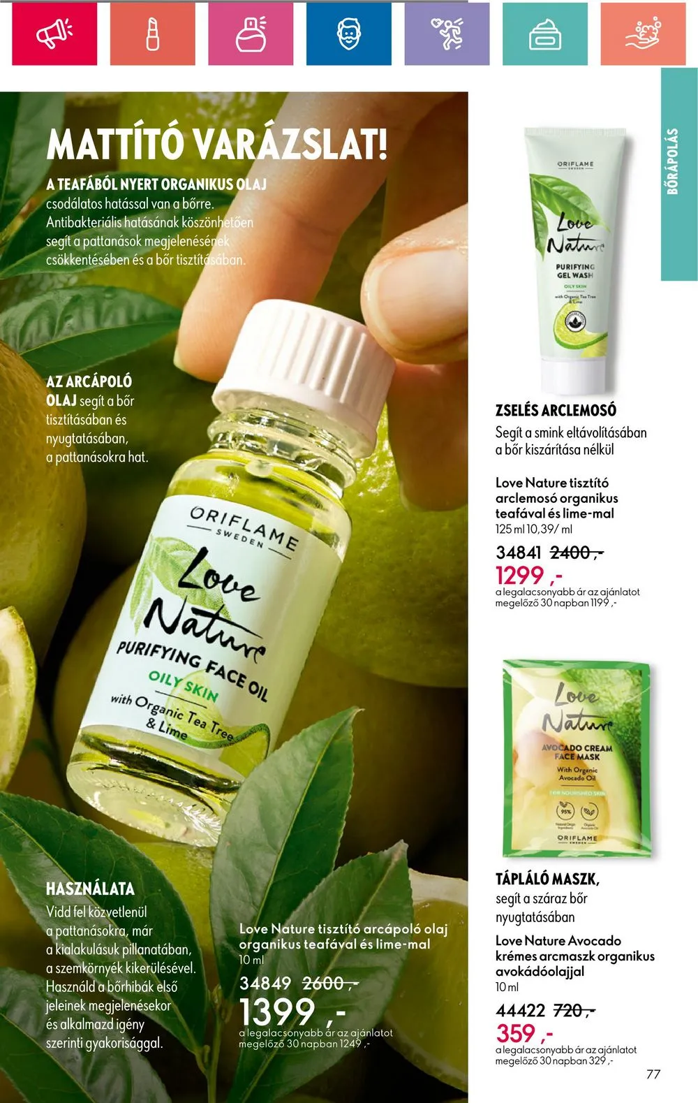 Oriflame akciós újság 08.20–09.09 – 77. oldal
