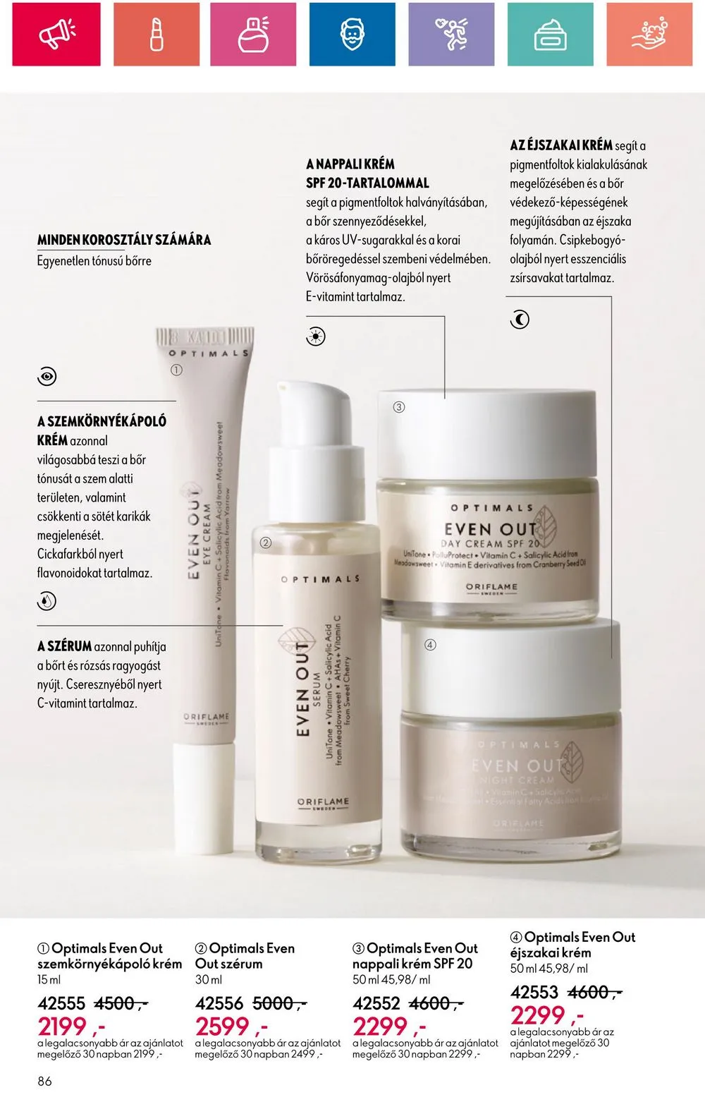 Oriflame akciós újság 08.20–09.09 – 86. oldal
