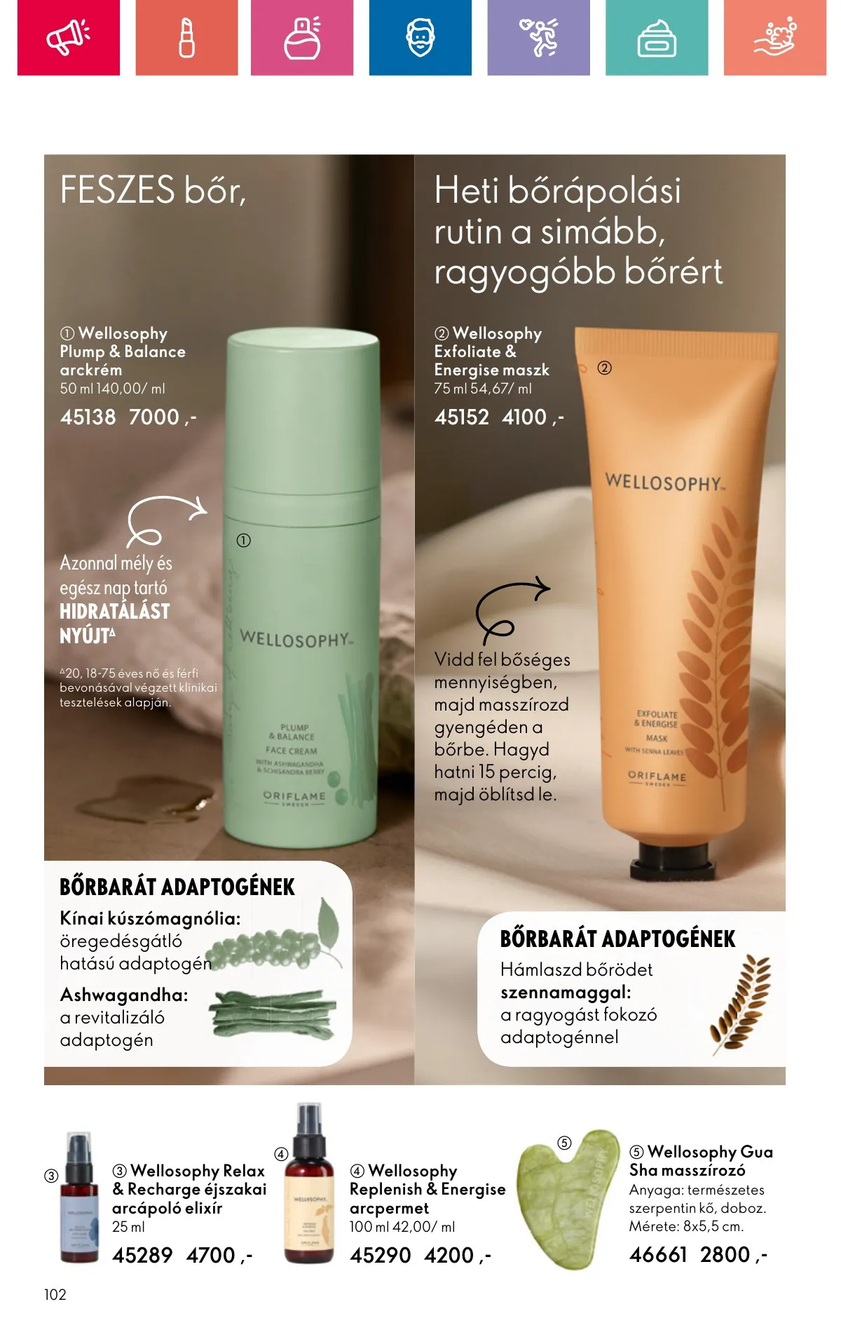 Oriflame akciós újság 10.20–11.09 – 102. oldal