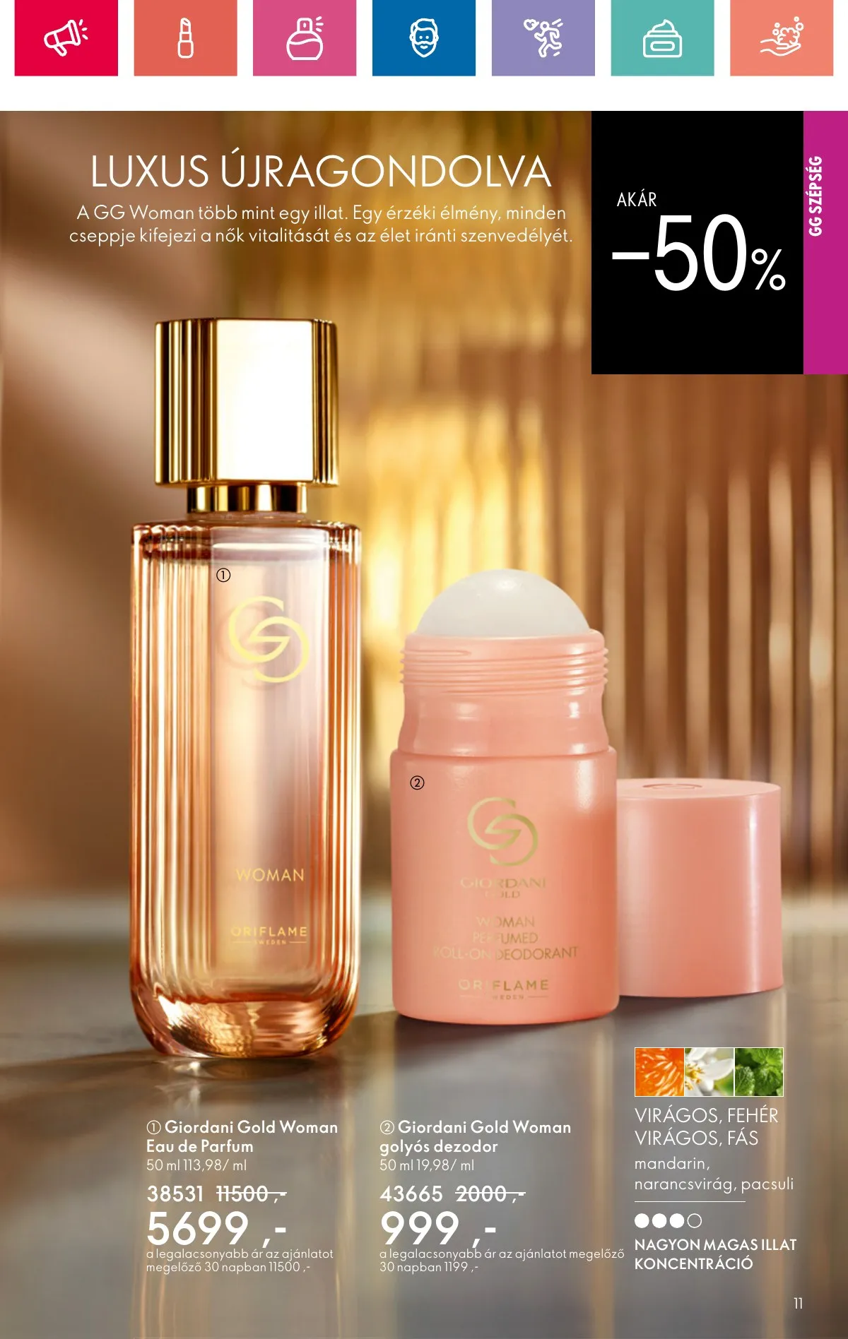 Oriflame akciós újság 10.20–11.09 – 11. oldal