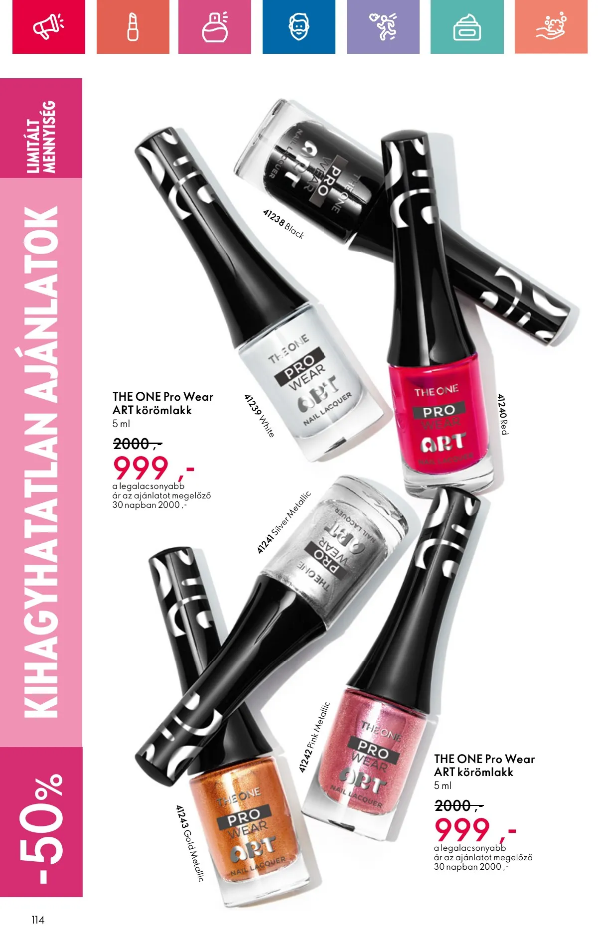 Oriflame akciós újság 10.20–11.09 – 114. oldal