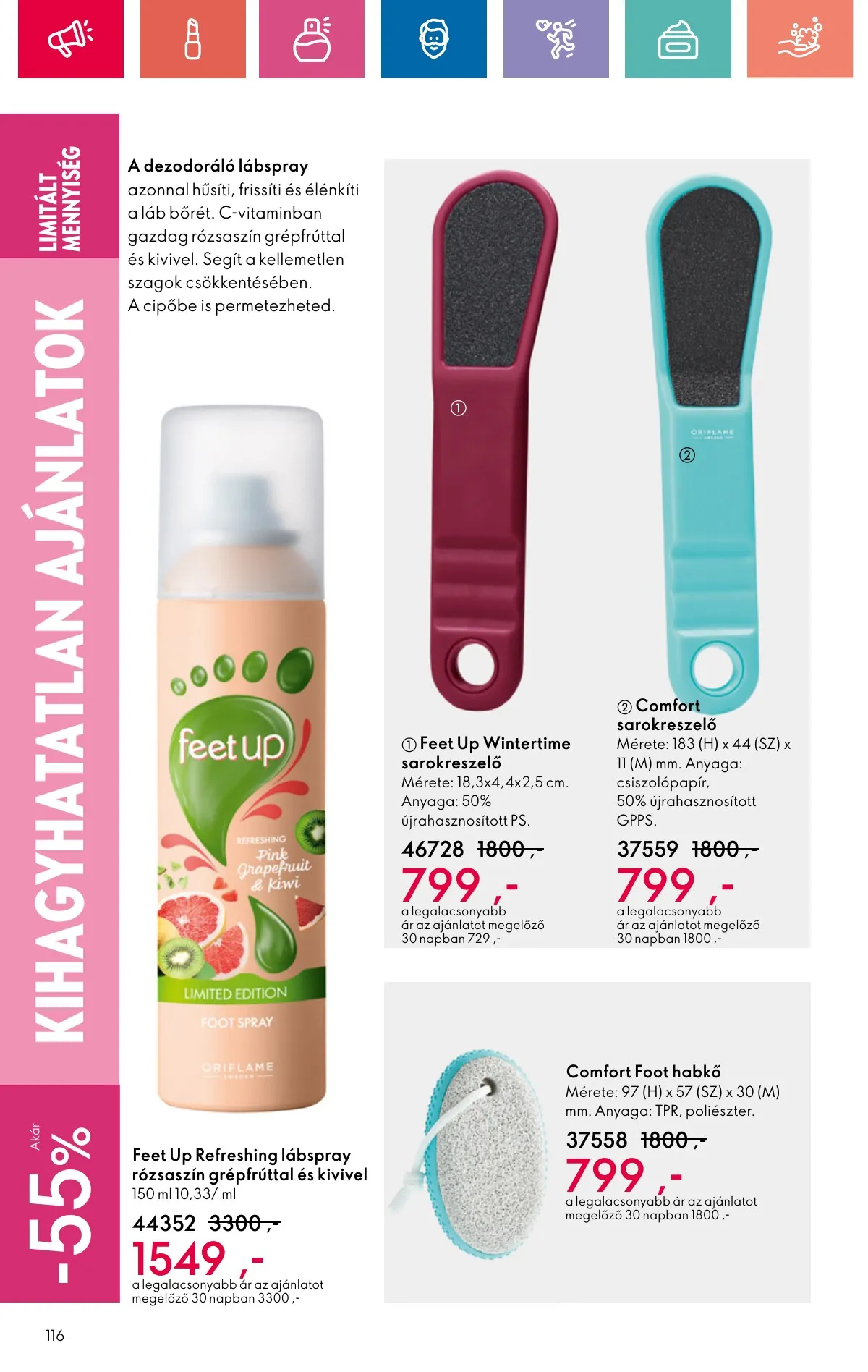 Oriflame akciós újság 10.20–11.09 – 116. oldal