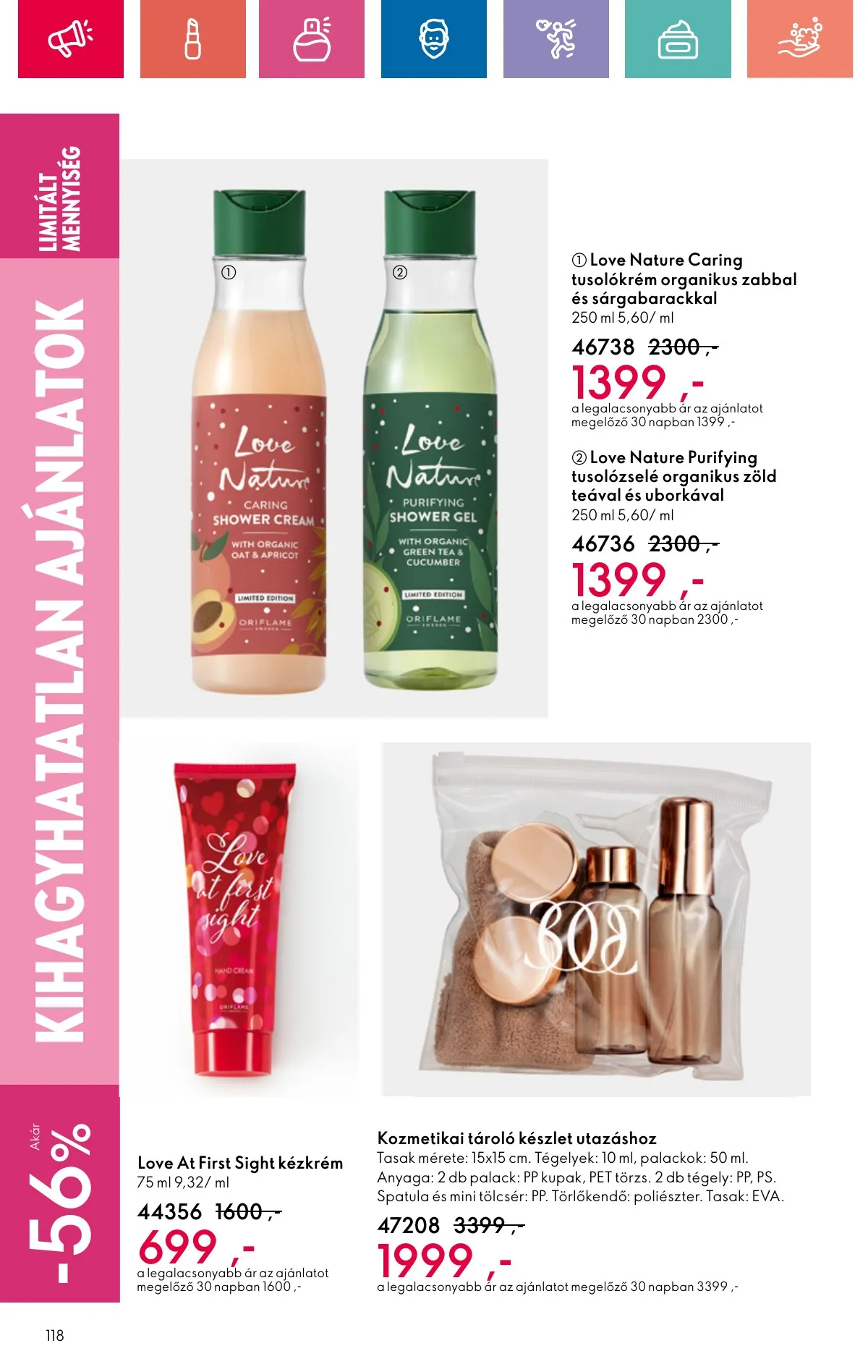 Oriflame akciós újság 10.20–11.09 – 118. oldal