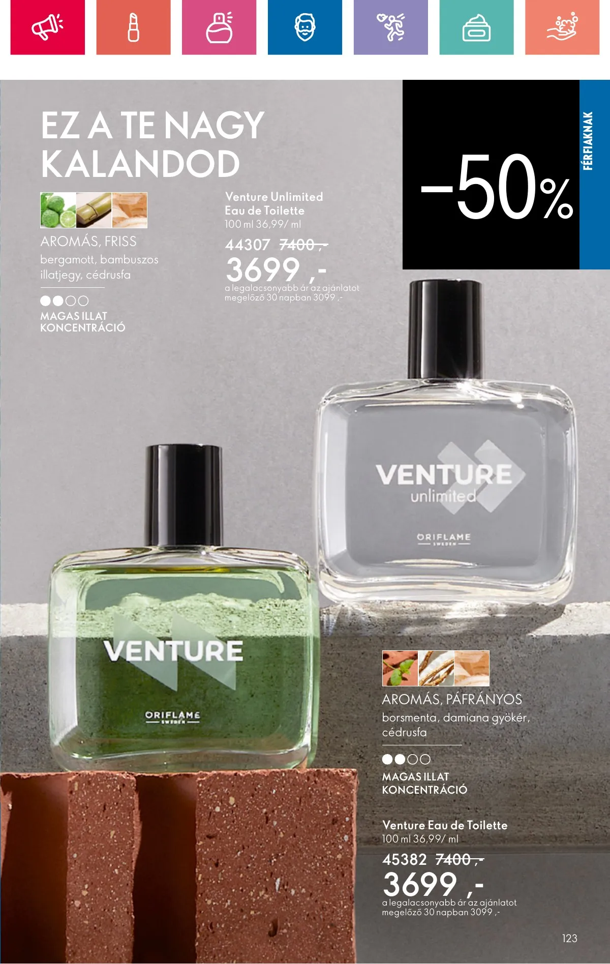 Oriflame akciós újság 10.20–11.09 – 123. oldal
