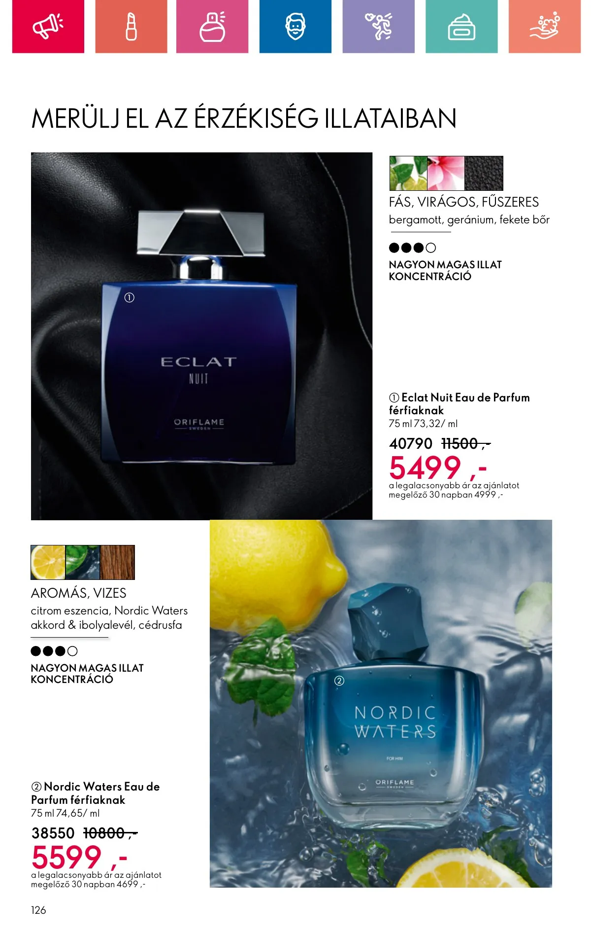 Oriflame akciós újság 10.20–11.09 – 126. oldal