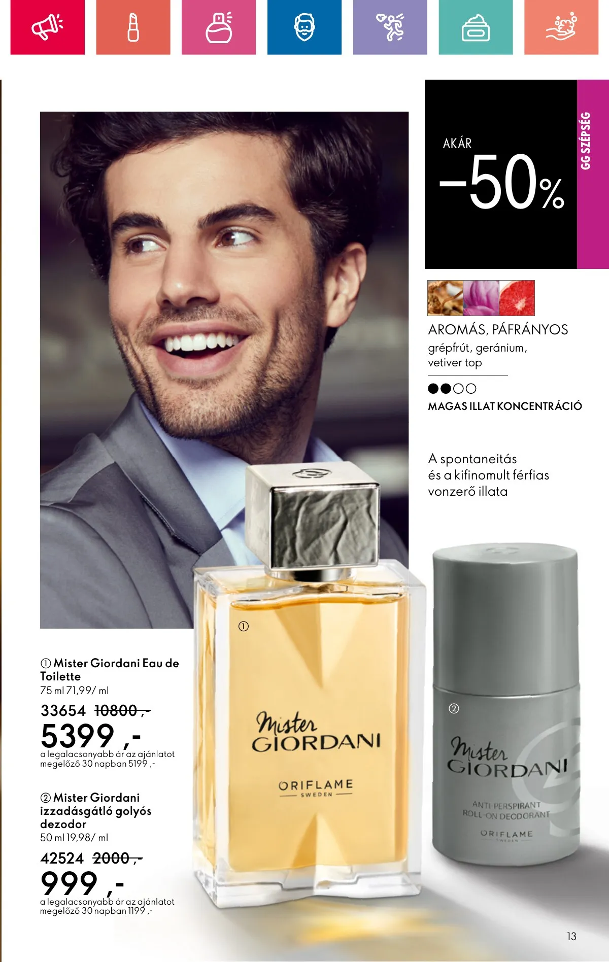 Oriflame akciós újság 10.20–11.09 – 13. oldal
