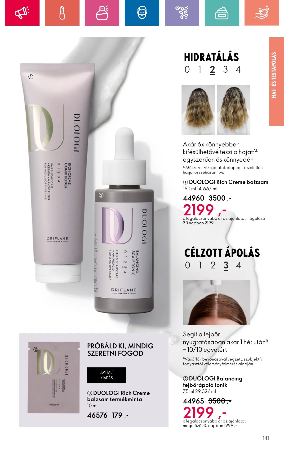Oriflame akciós újság 10.20–11.09 – 141. oldal
