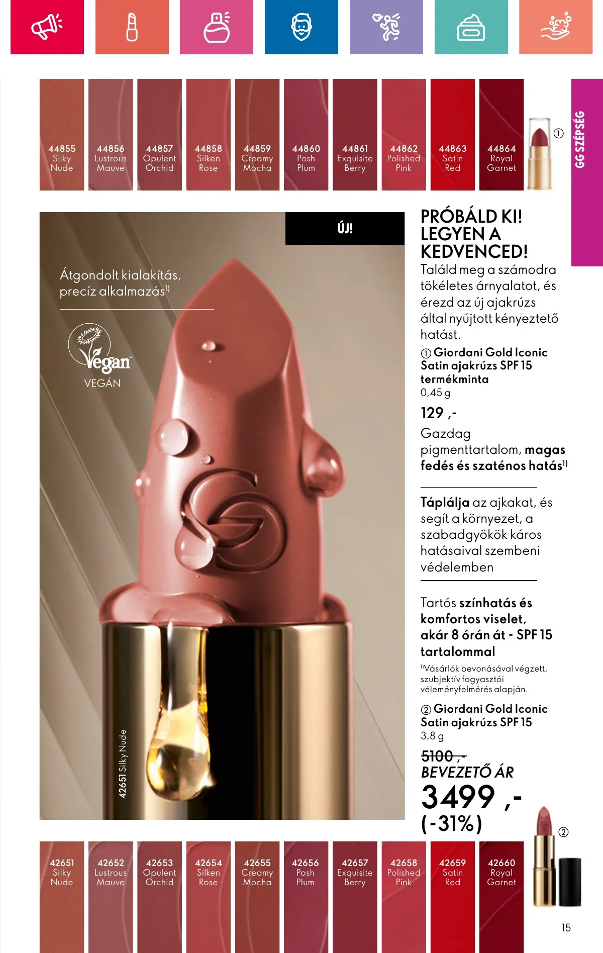 Oriflame akciós újság 10.20–11.09 – 15. oldal