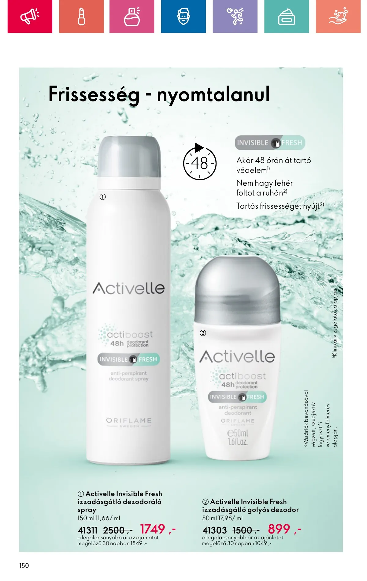 Oriflame akciós újság 10.20–11.09 – 150. oldal