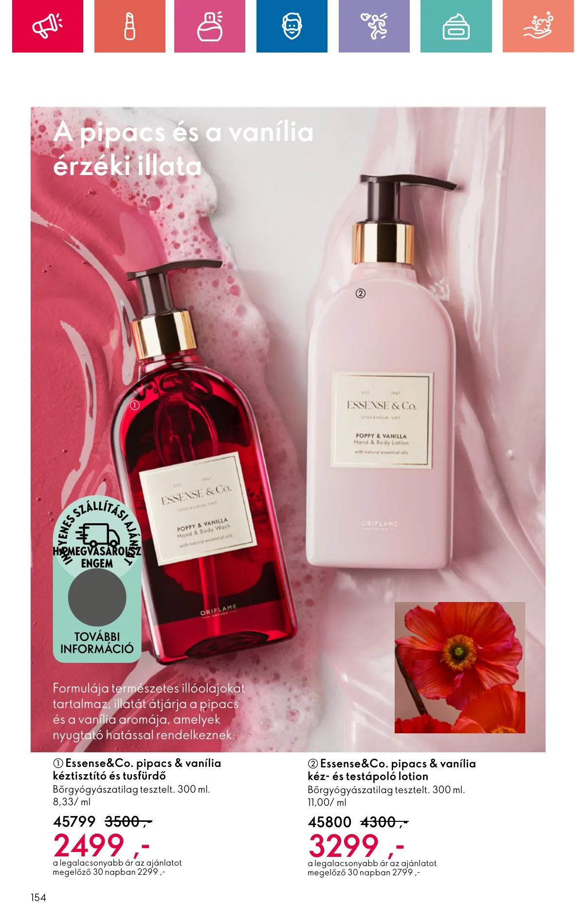 Oriflame akciós újság 10.20–11.09 – 154. oldal