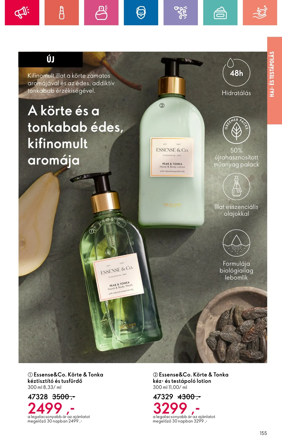 Oriflame akciós újság 10.20–11.09 – 155. oldal