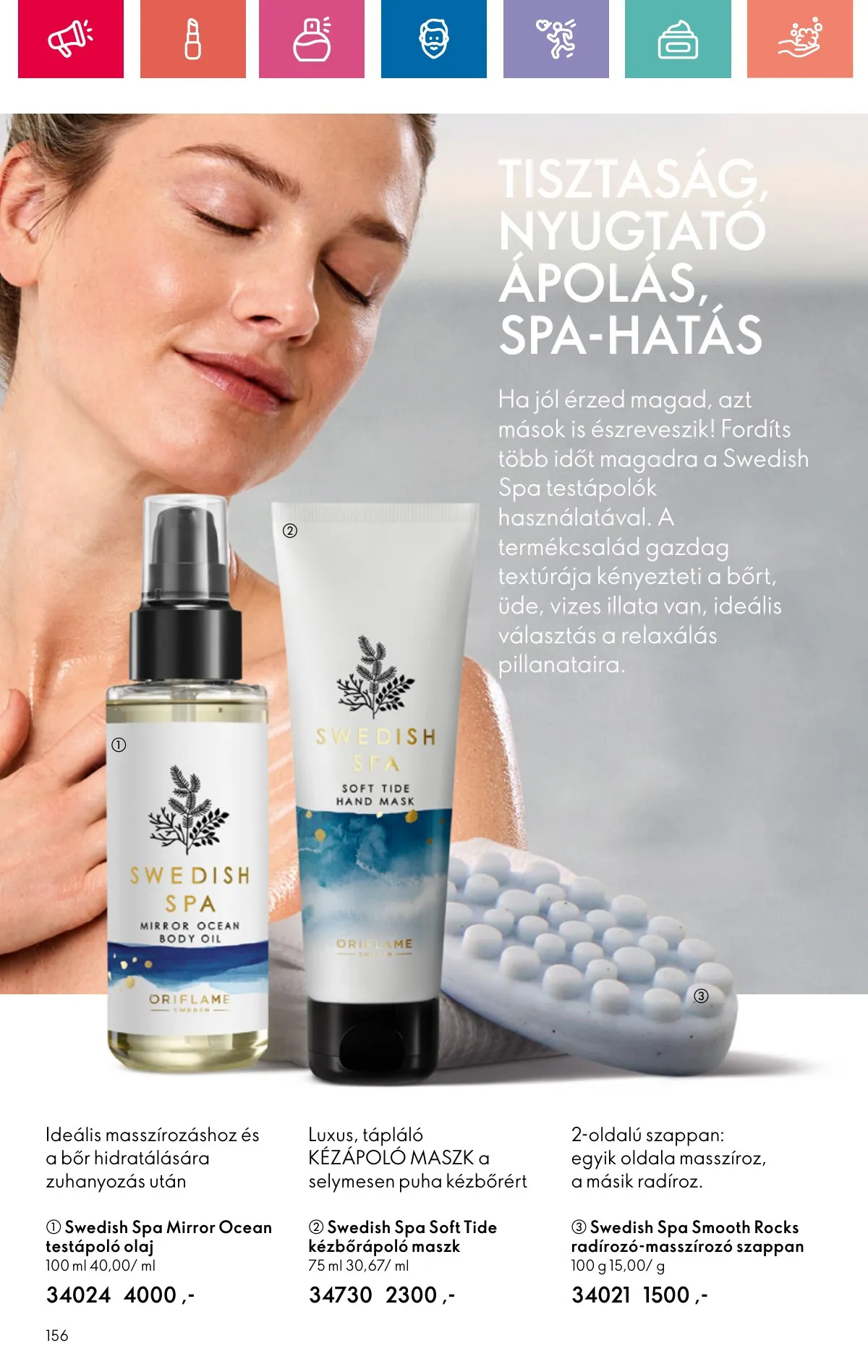 Oriflame akciós újság 10.20–11.09 – 156. oldal
