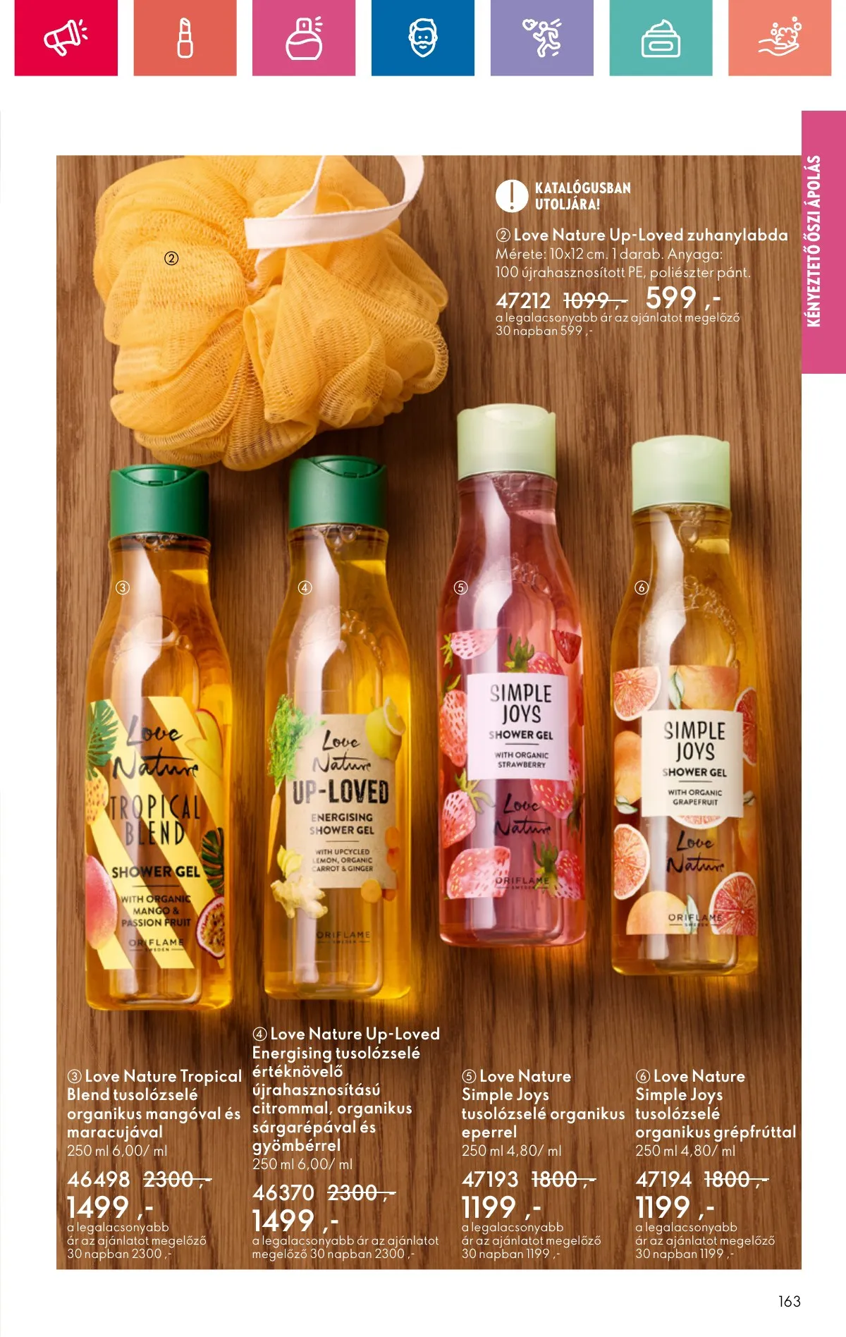 Oriflame akciós újság 10.20–11.09 – 163. oldal